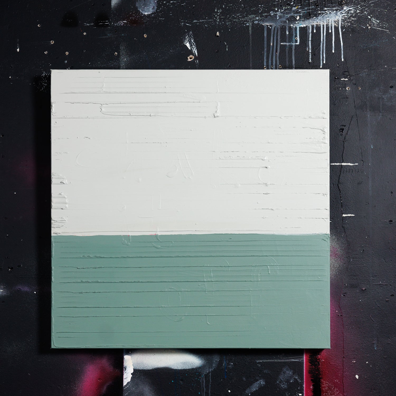 green half abstract