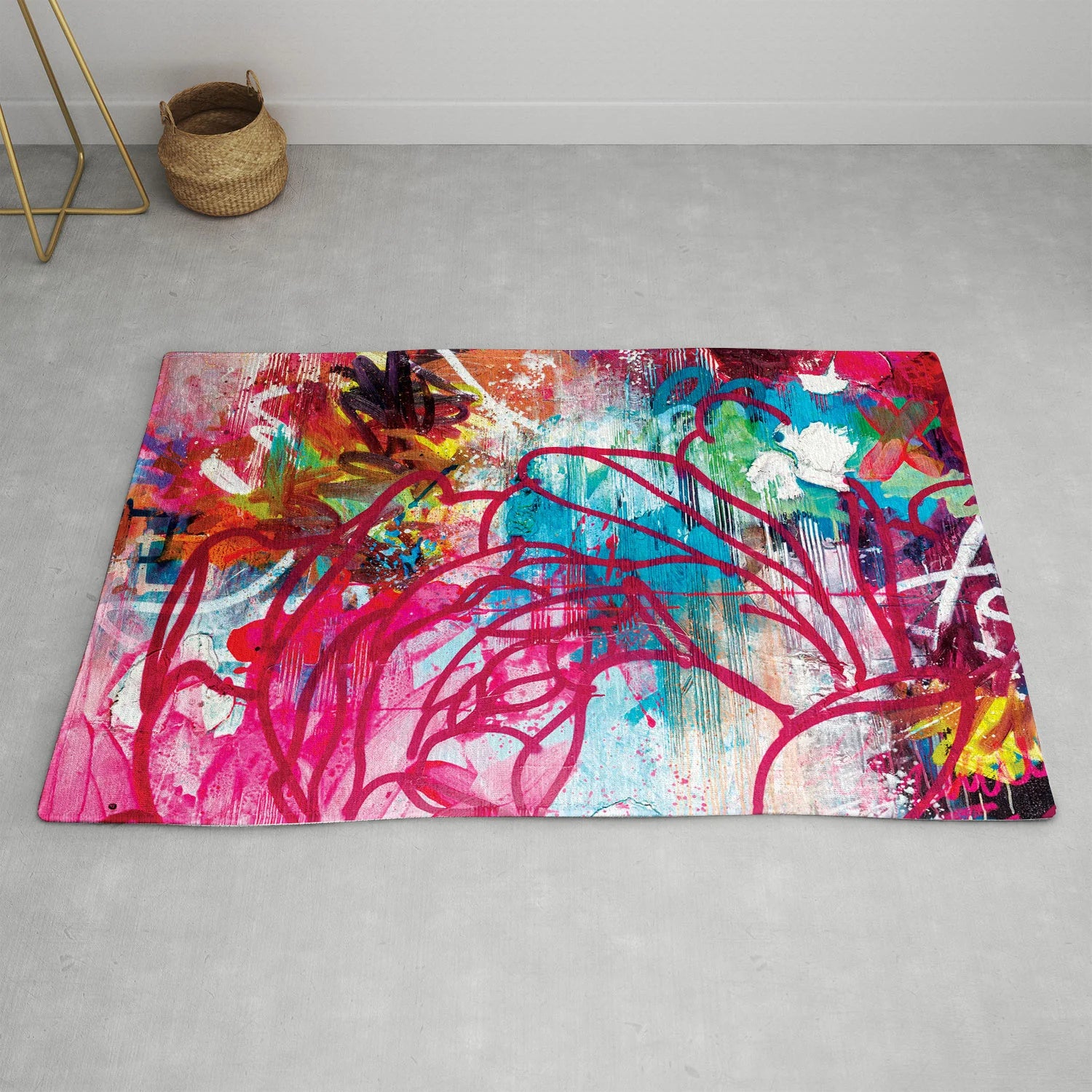 "above the garden" area rug