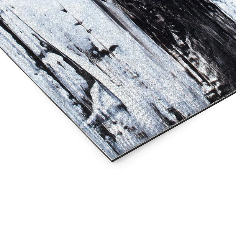 "black and white stripes" welcome mat