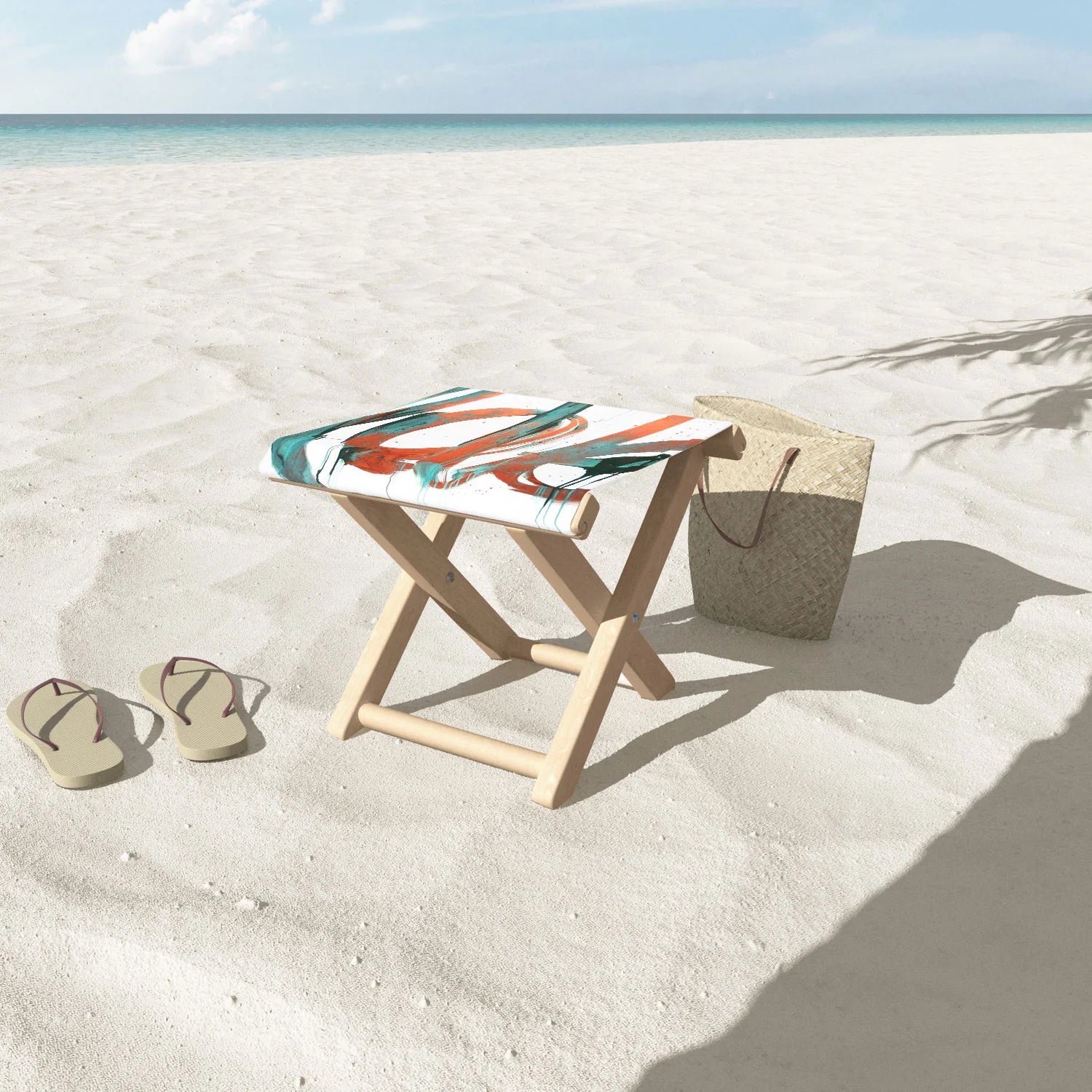 "copper love" folding stool