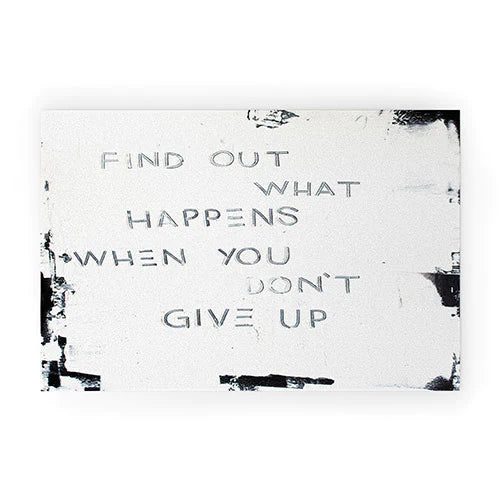"find out what happens" welcome mat