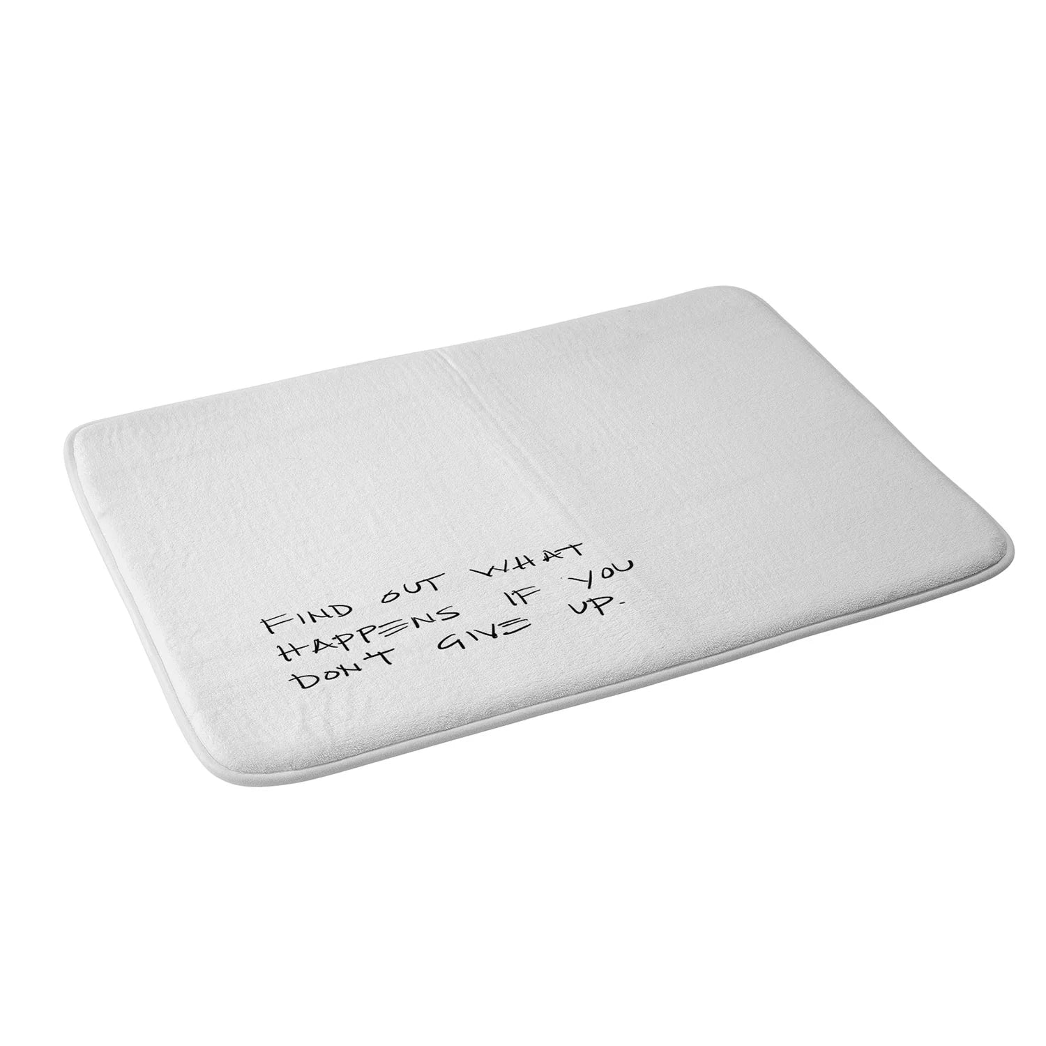 "find out" bath mat