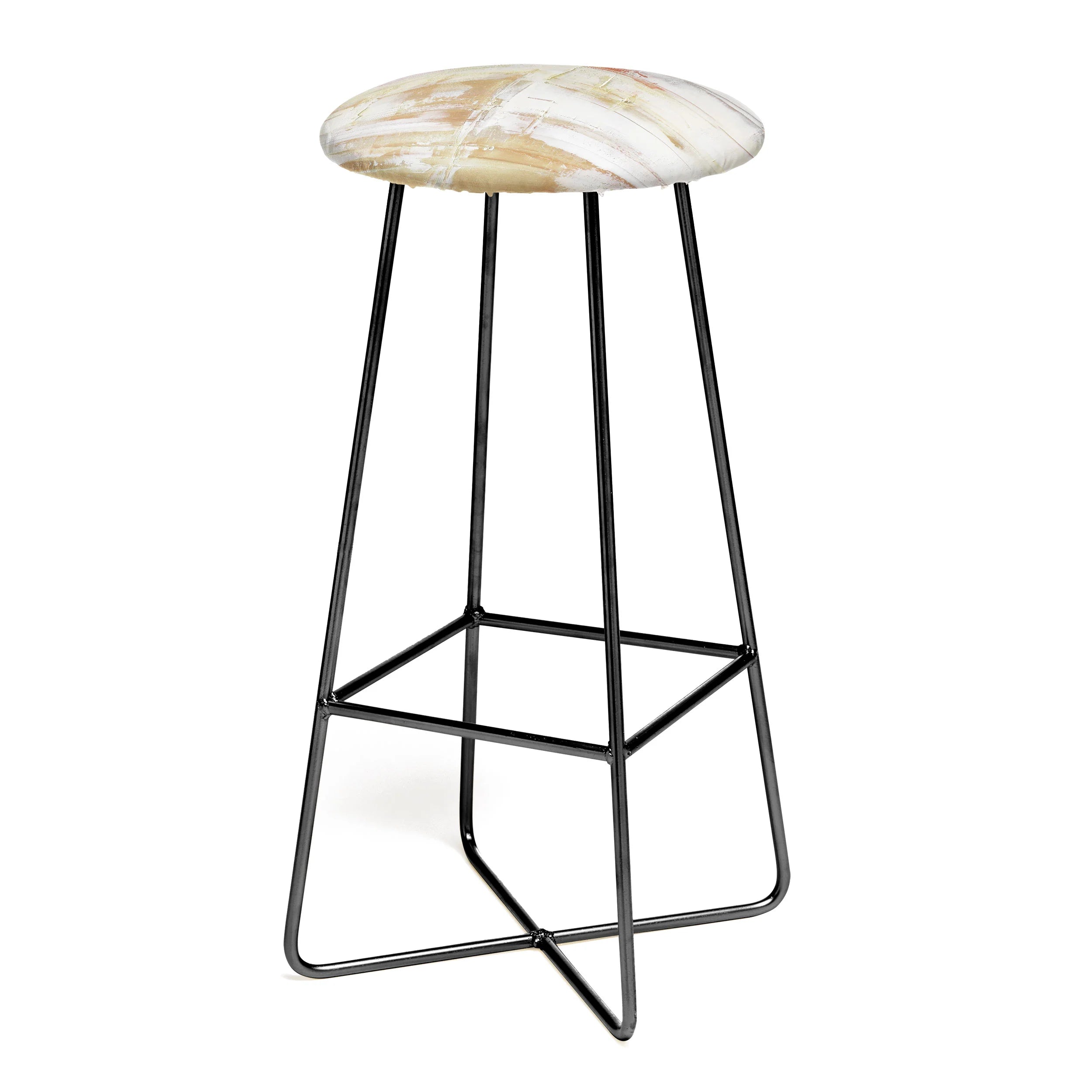 "goldenred" counter + bar stool
