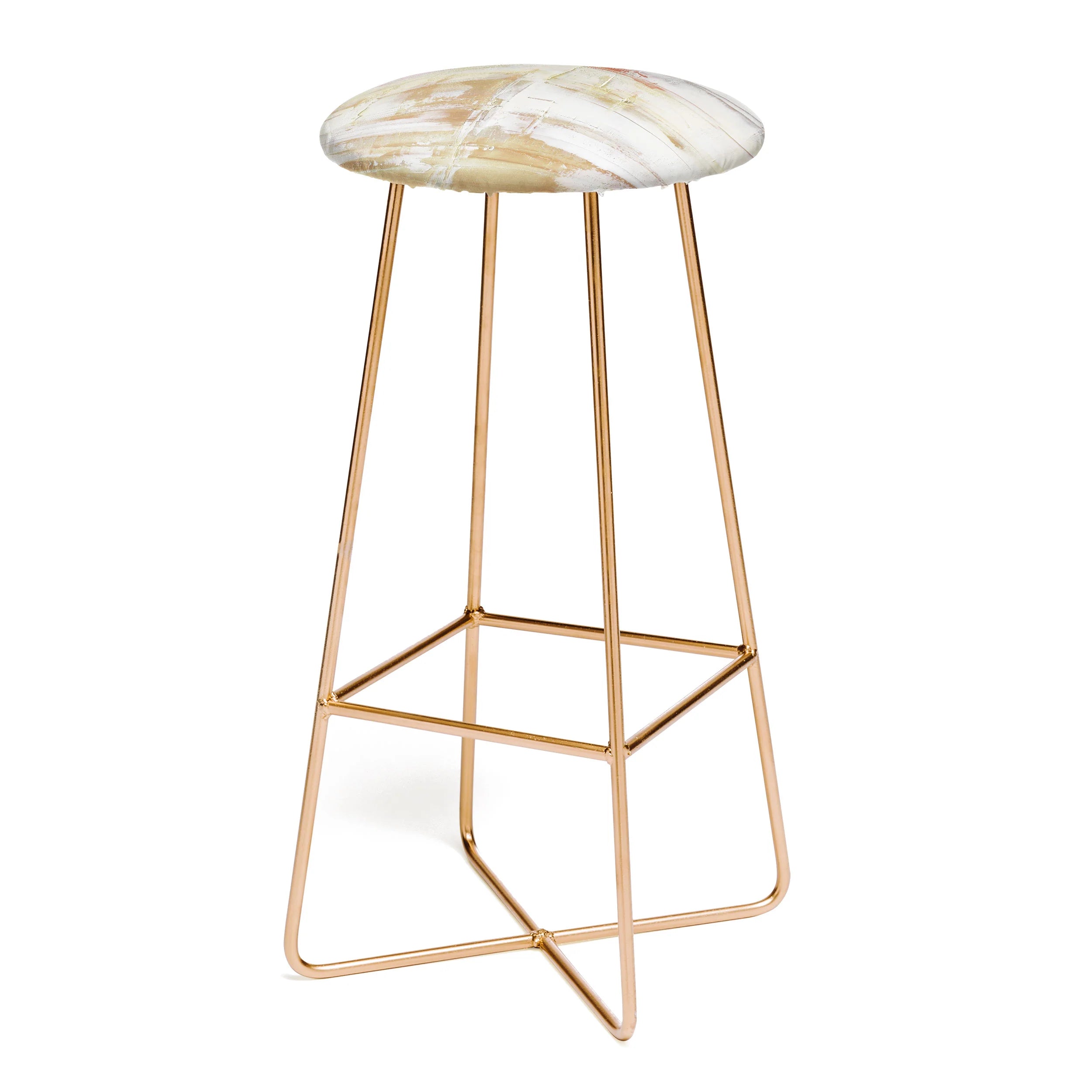"goldenred" counter + bar stool