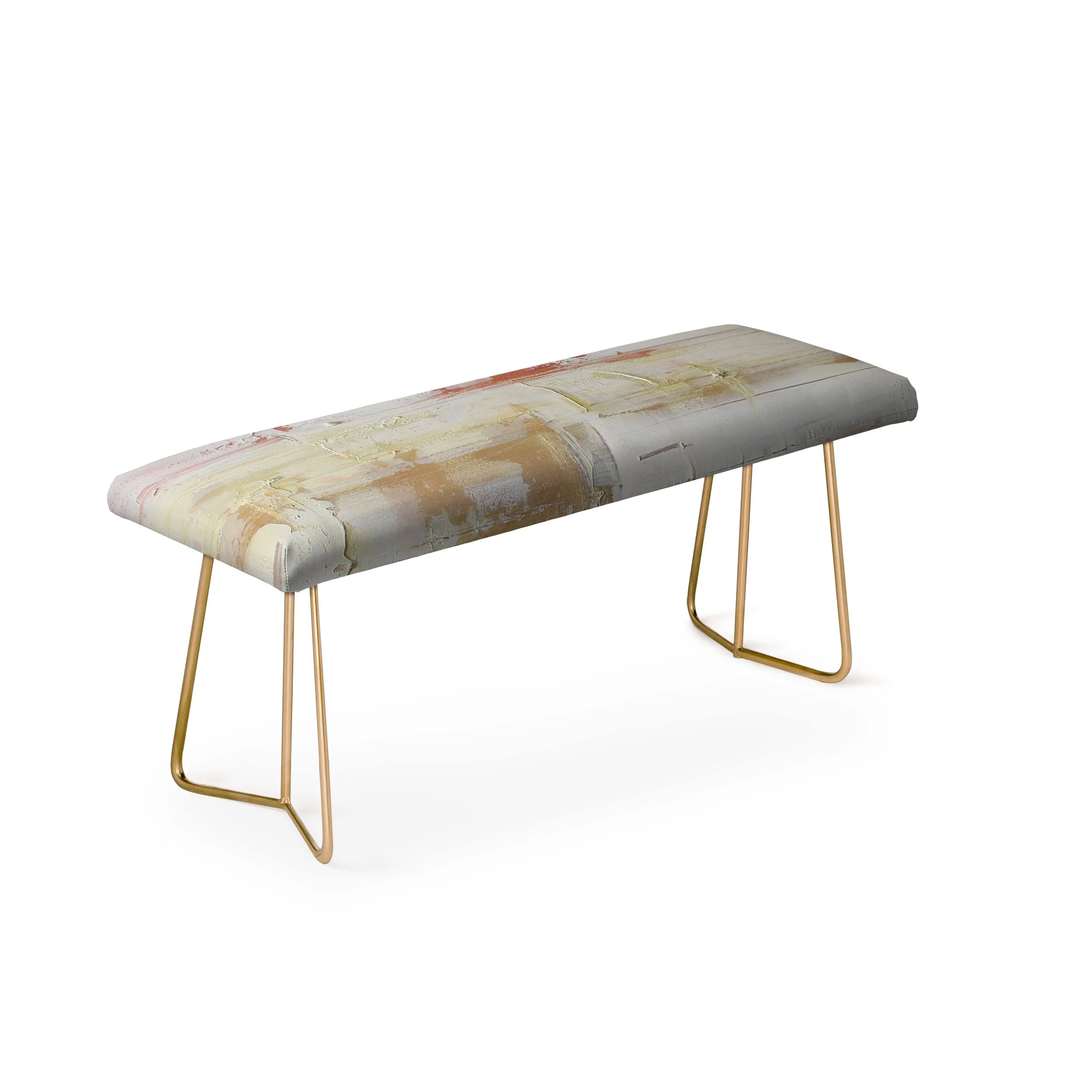 "goldenred" bench