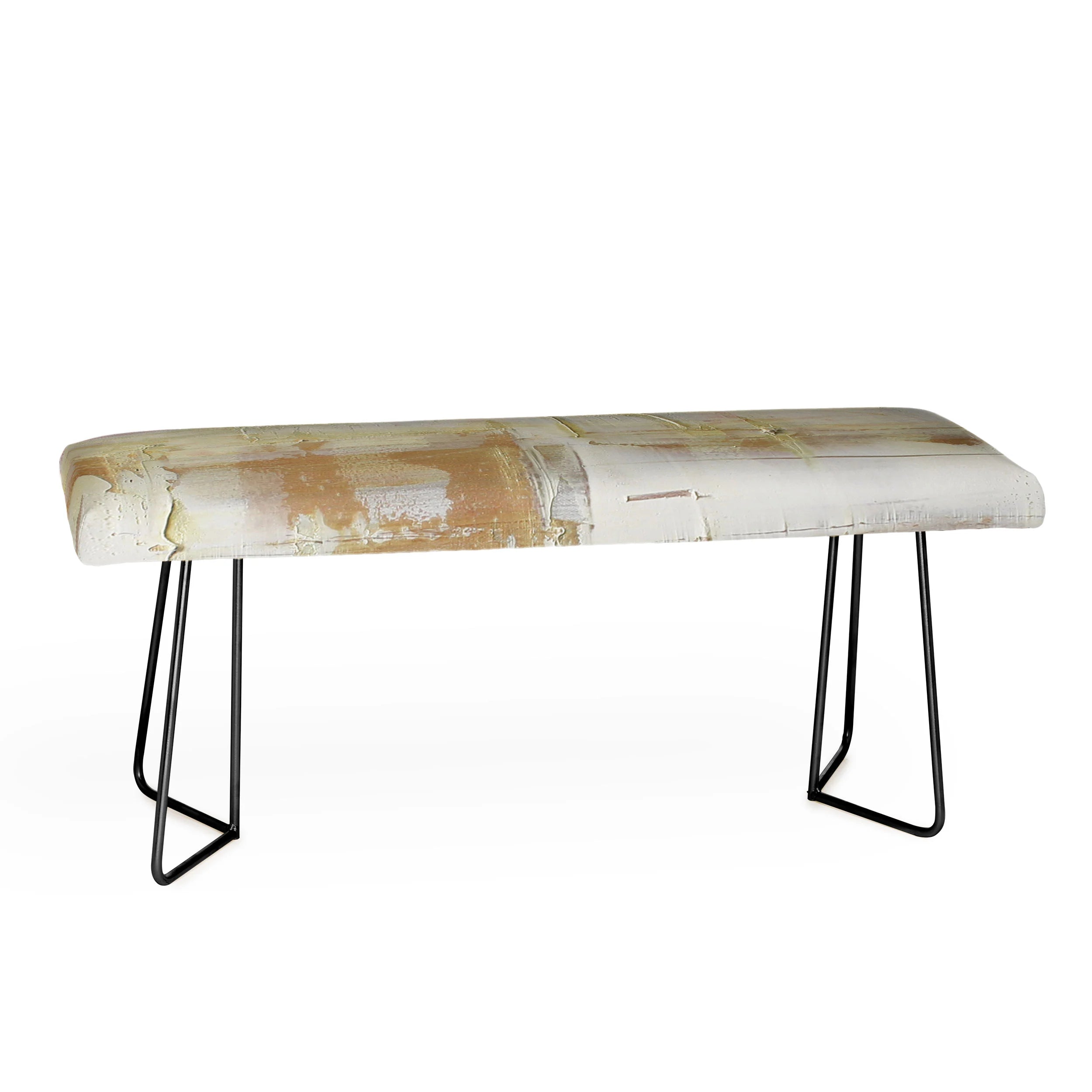 "goldenred" bench