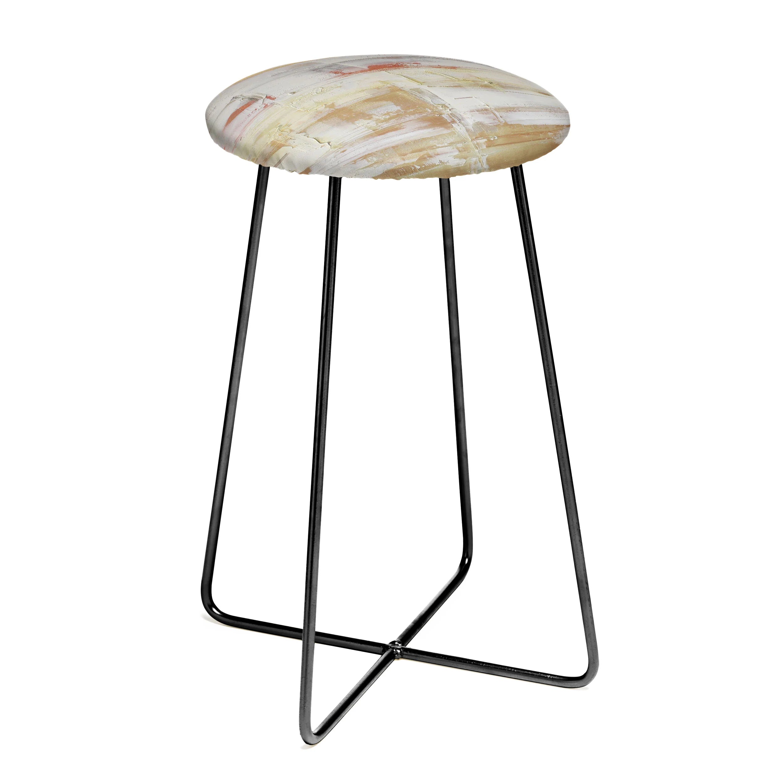 "goldenred" counter + bar stool