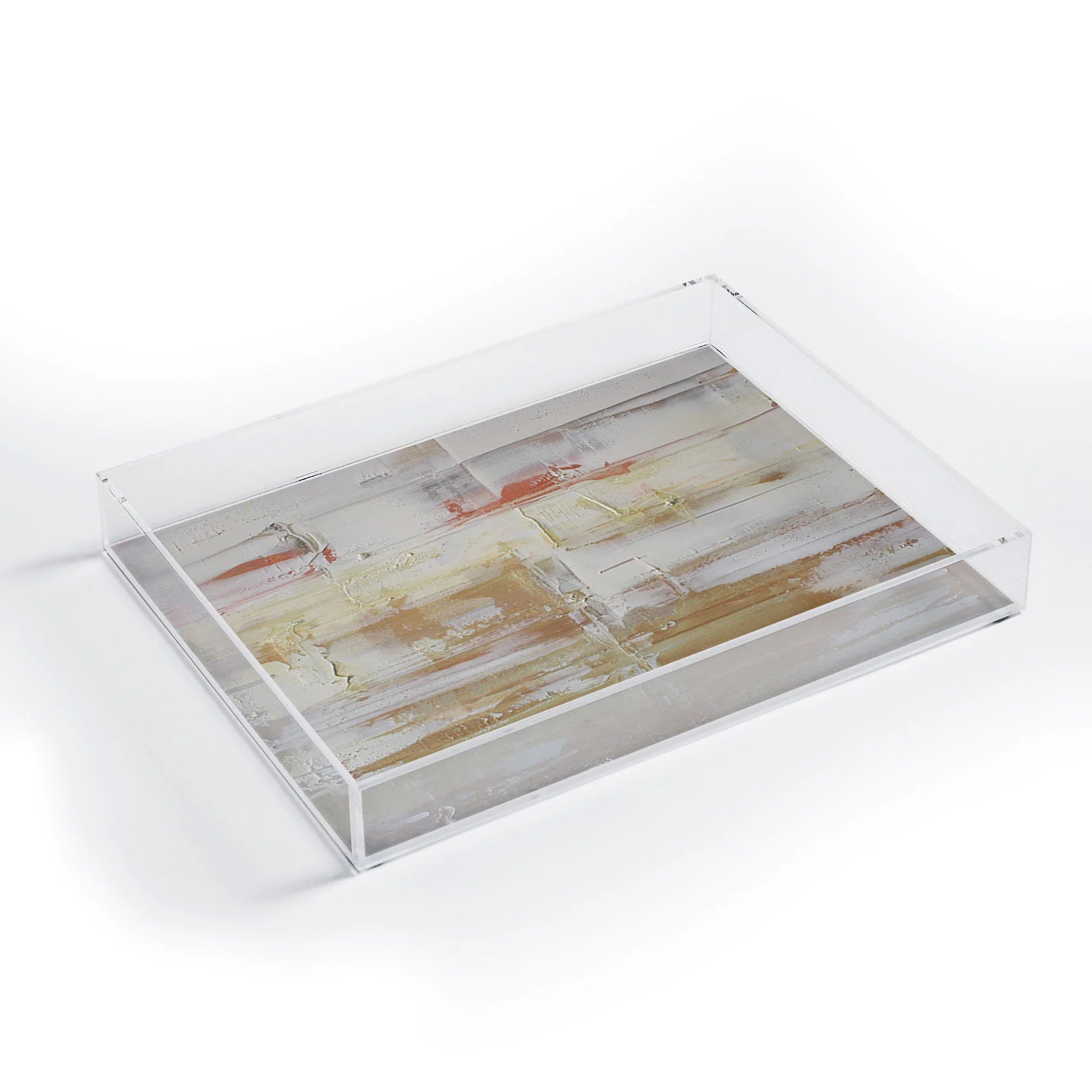 "goldenred" acrylic tray