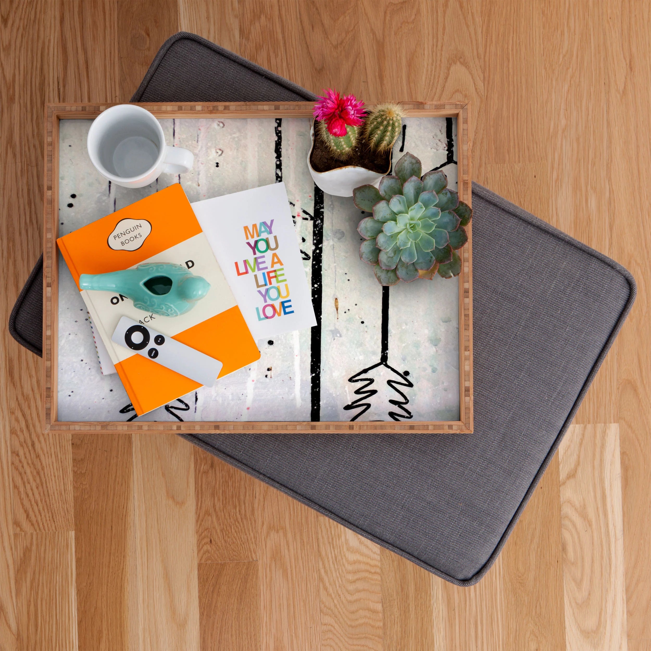 "holiday trees" bamboo tray