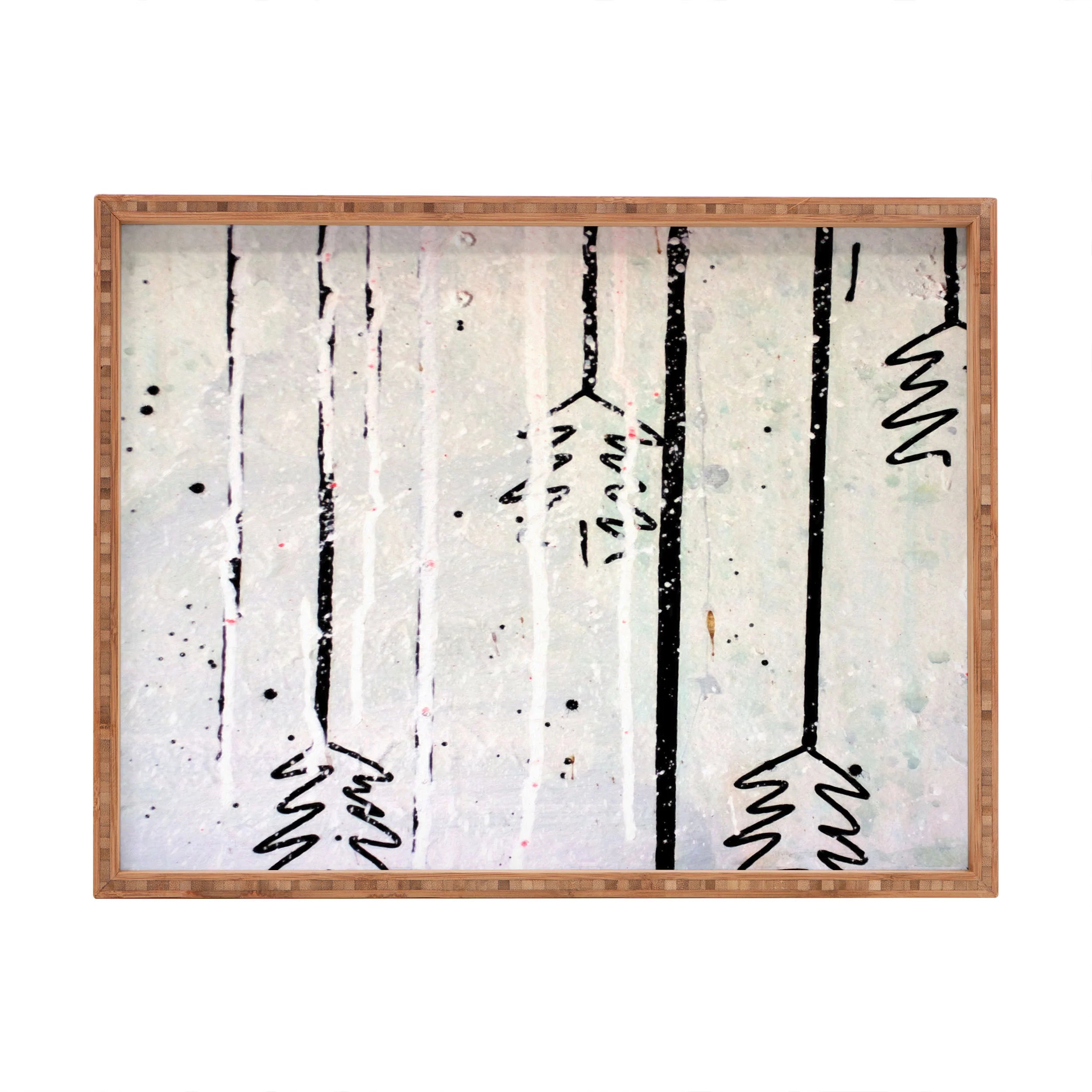 "holiday trees" bamboo tray