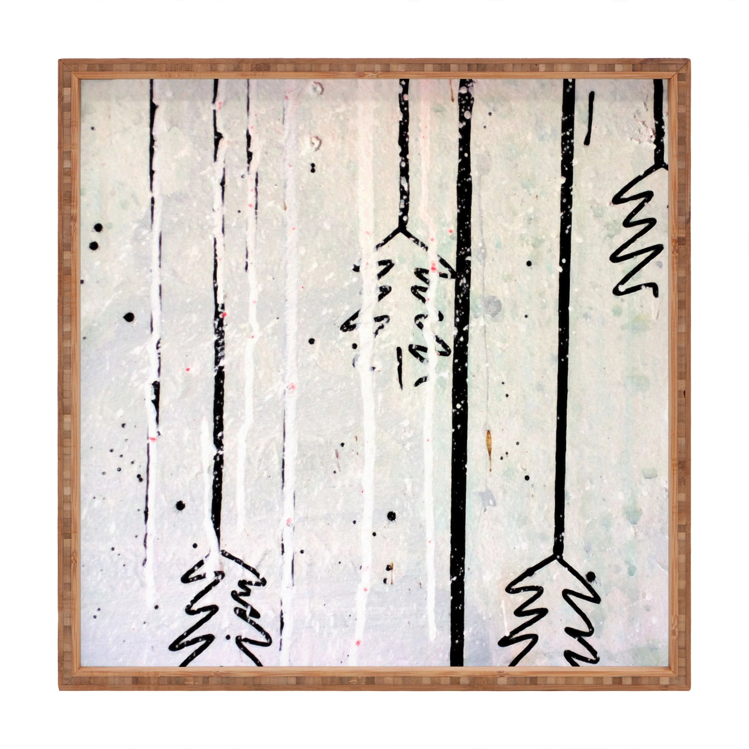"holiday trees" bamboo tray