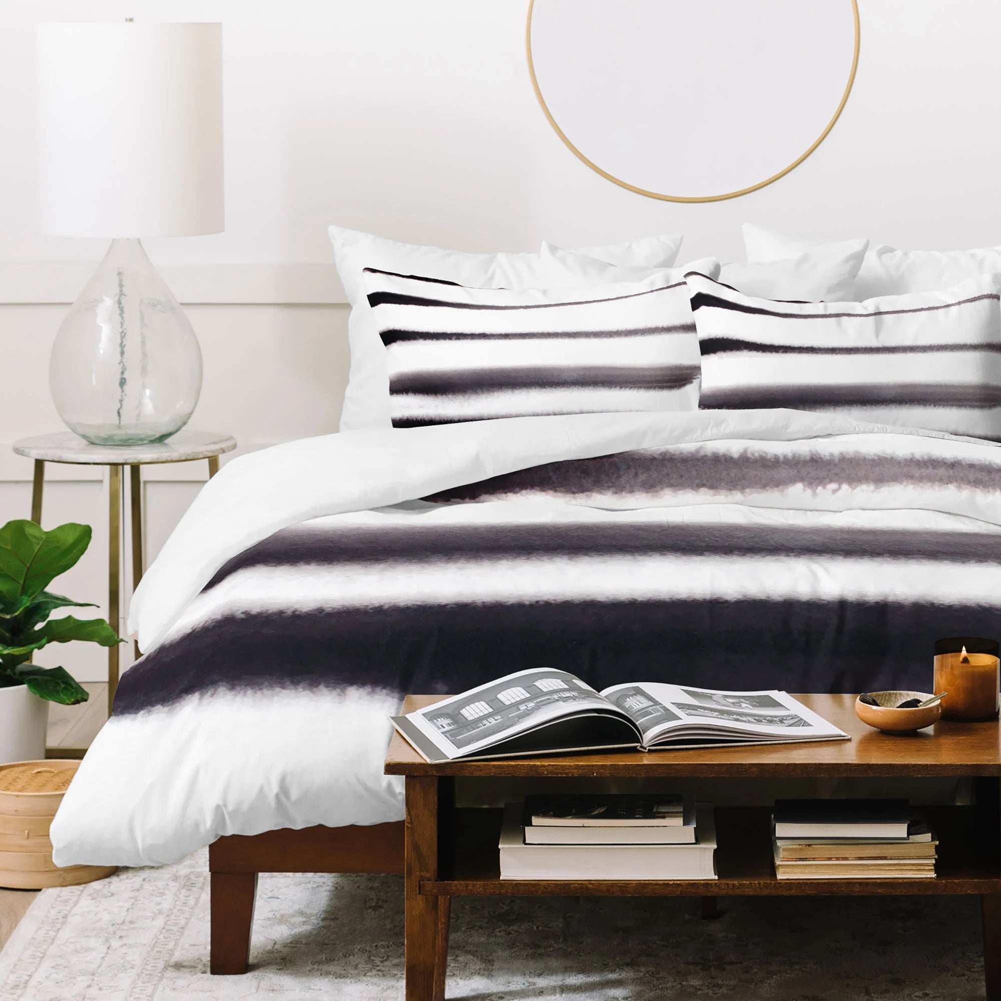 "invisible zebra" duvet cover + set