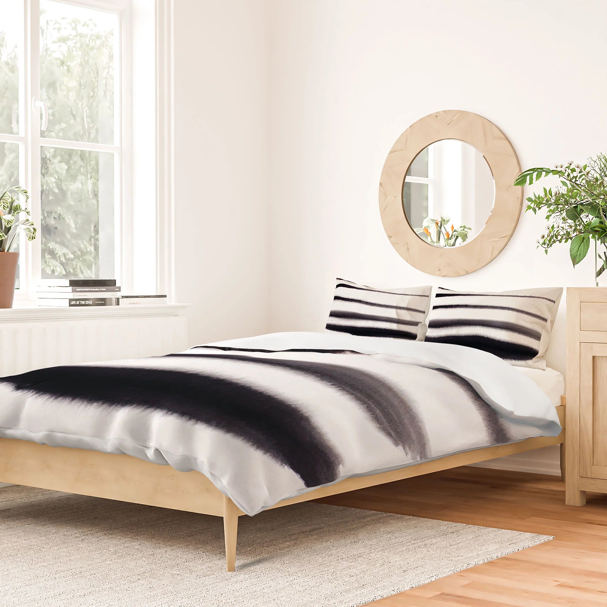 "invisible zebra" duvet cover + set