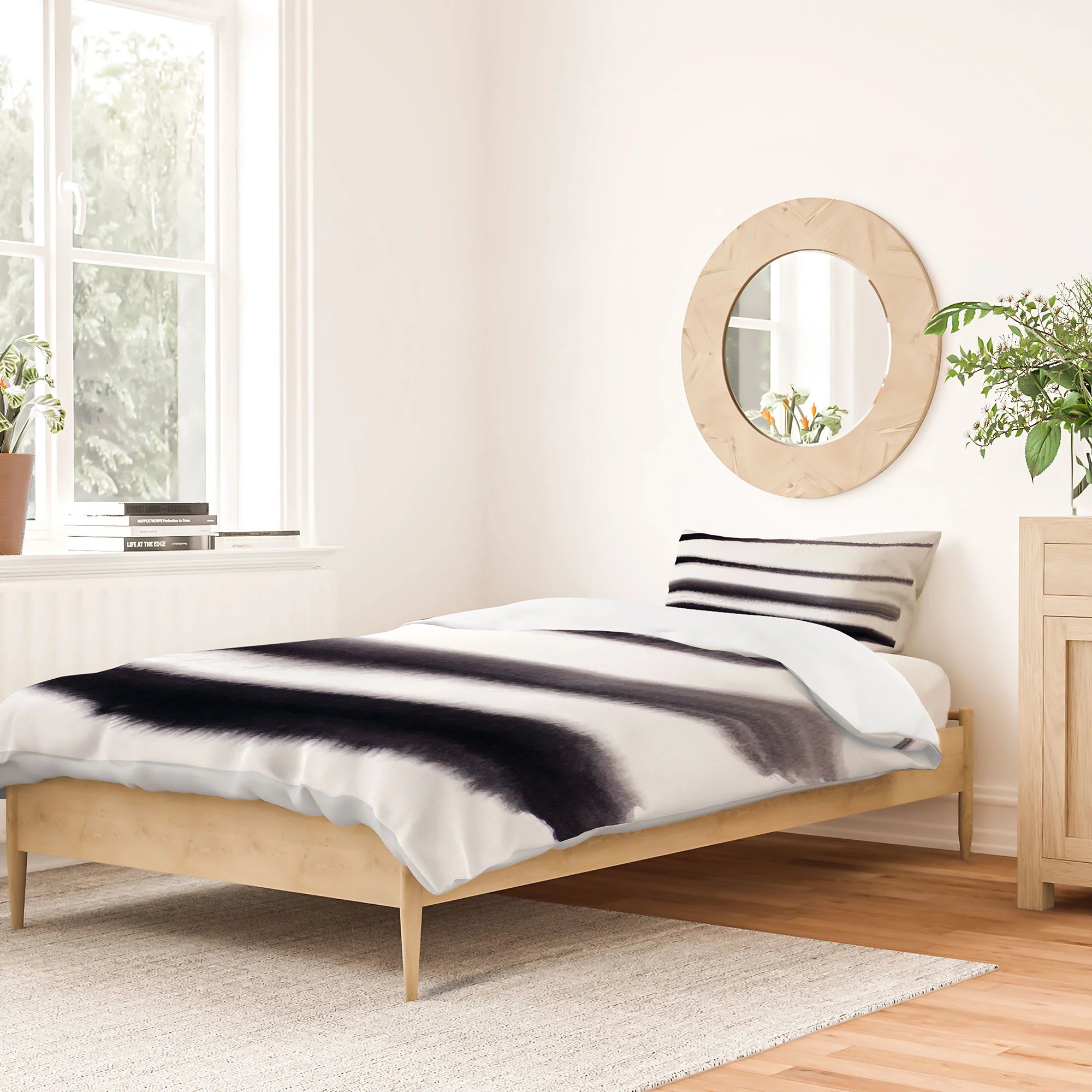 "invisible zebra" duvet cover + set