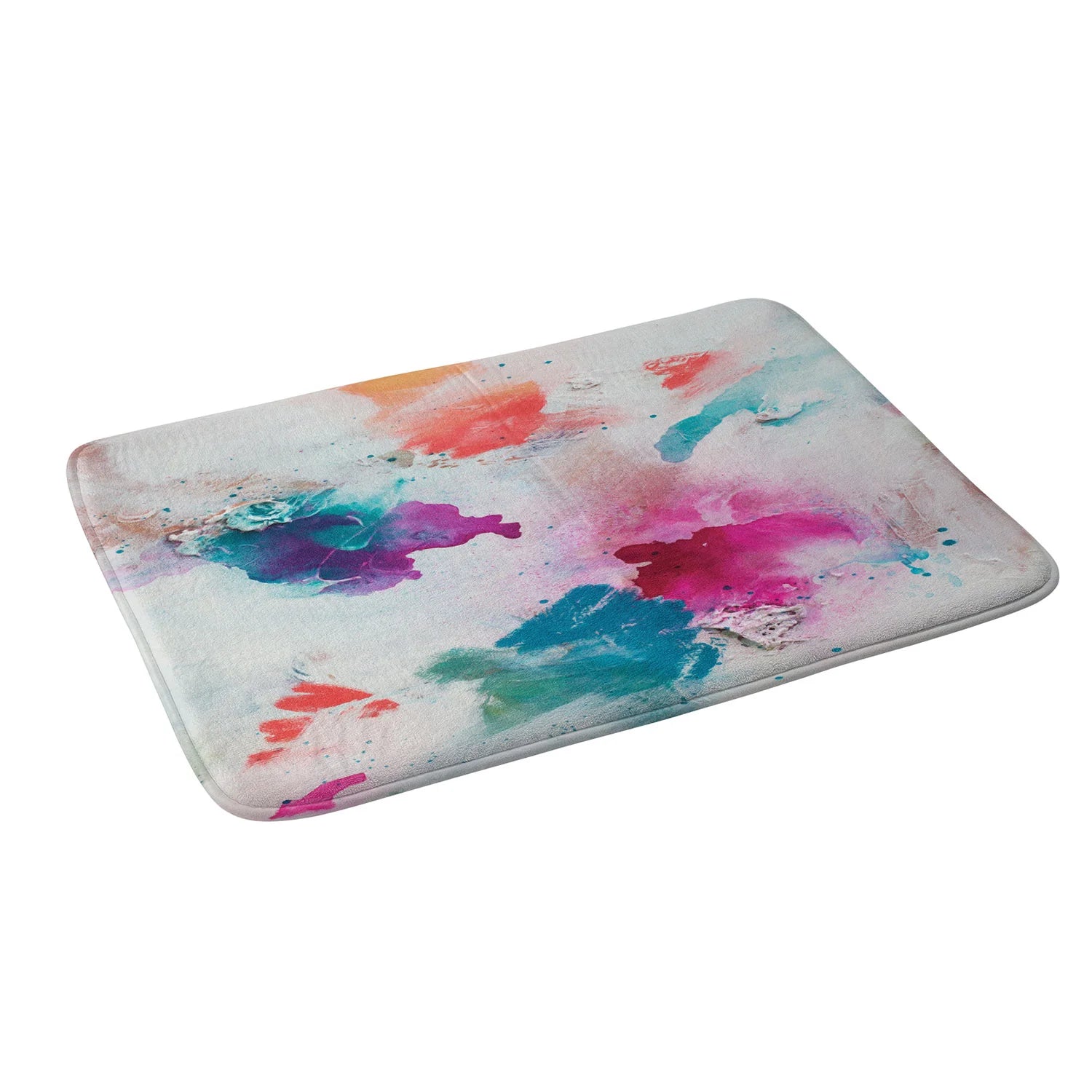 "it woke up like this" bath mat