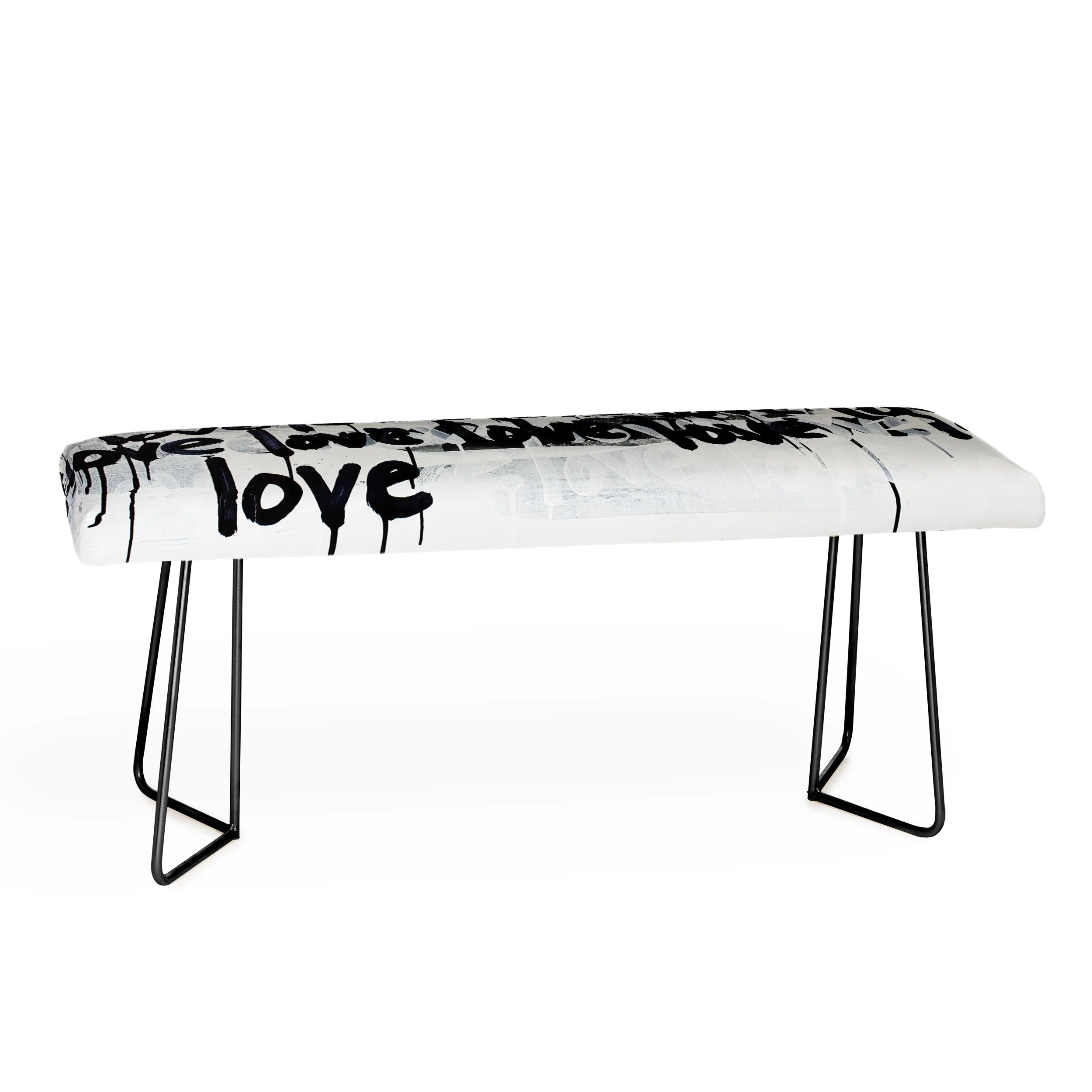 "messy love" bench