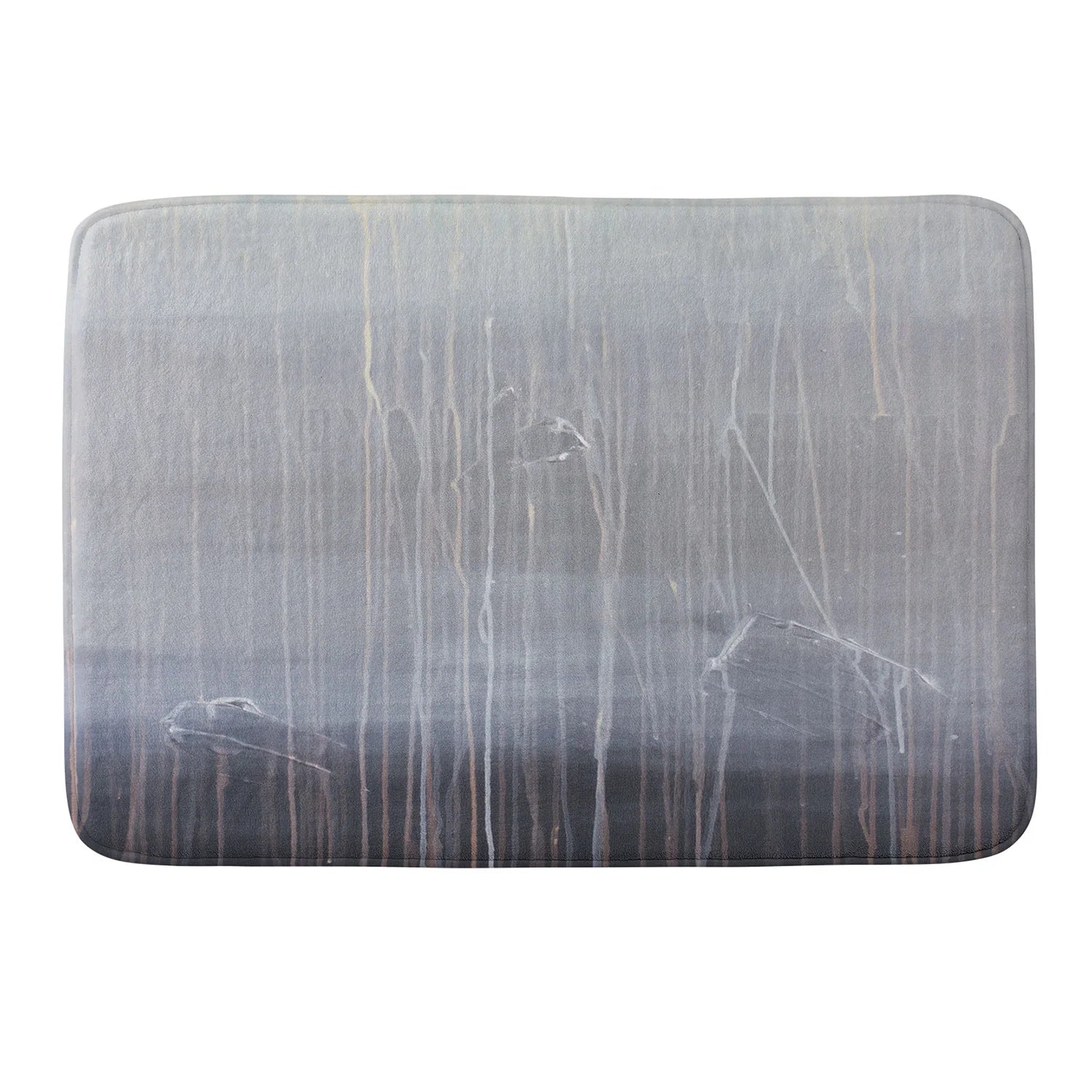 "mocha with a drizzle" bath mat