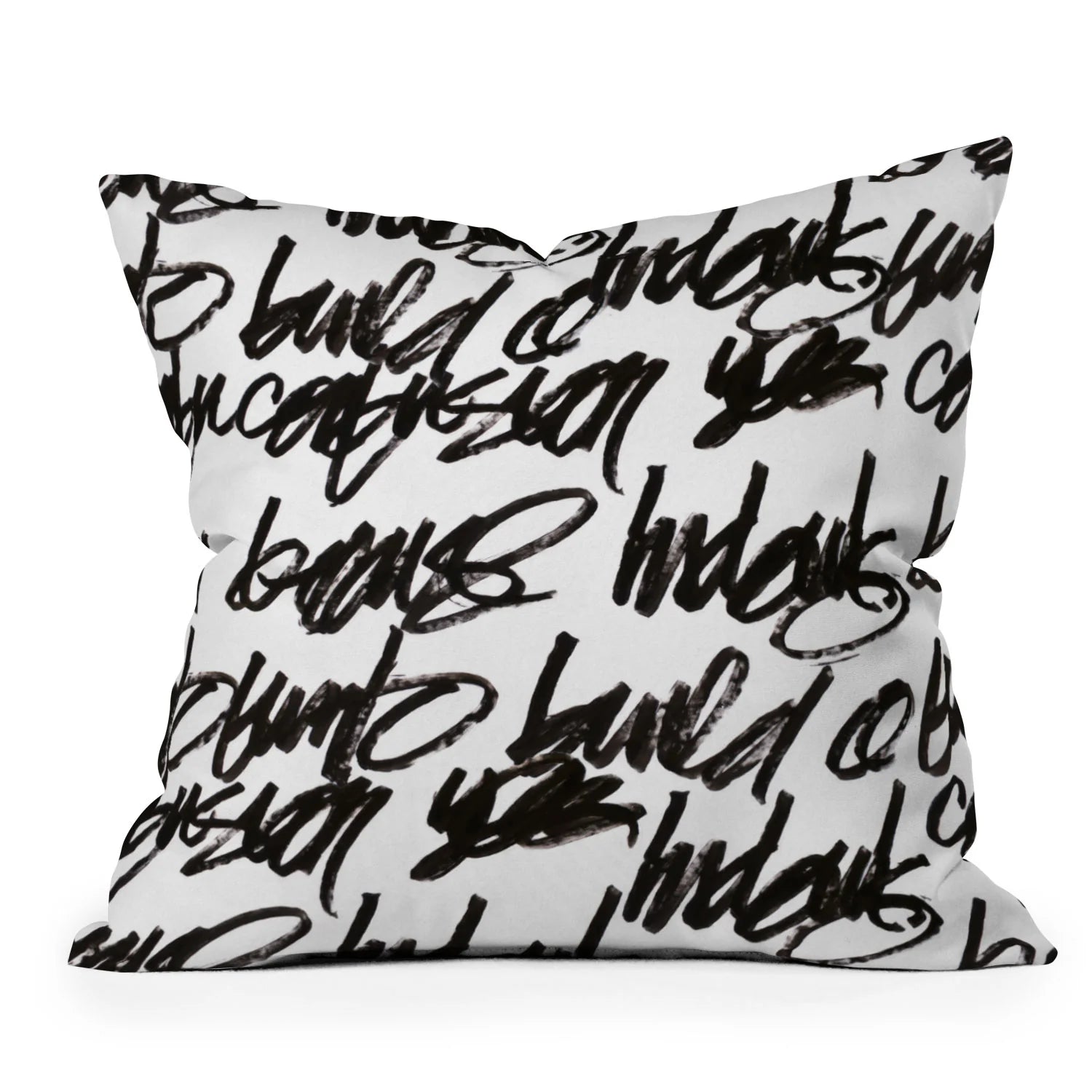 "no words to describe" throw pillow