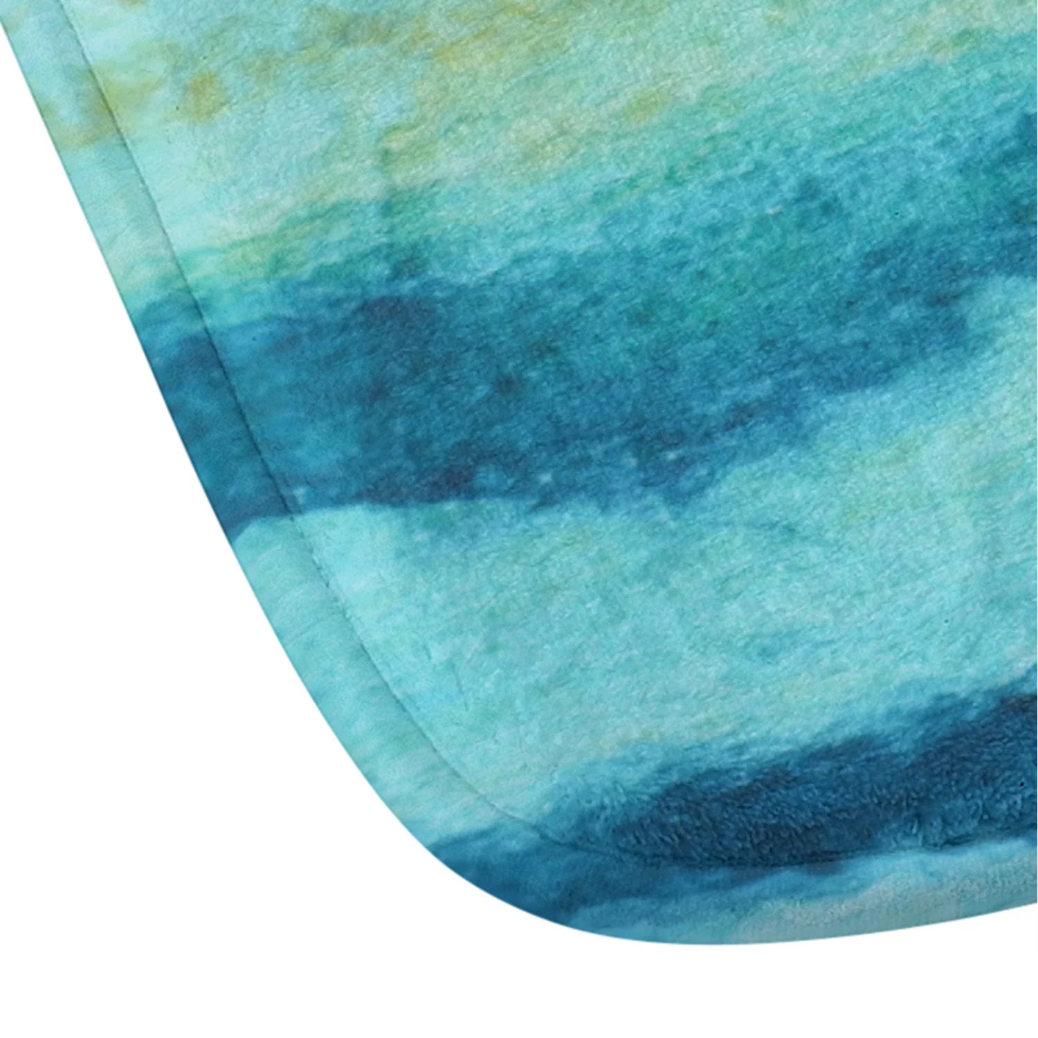 "ocean splatters" bath mat
