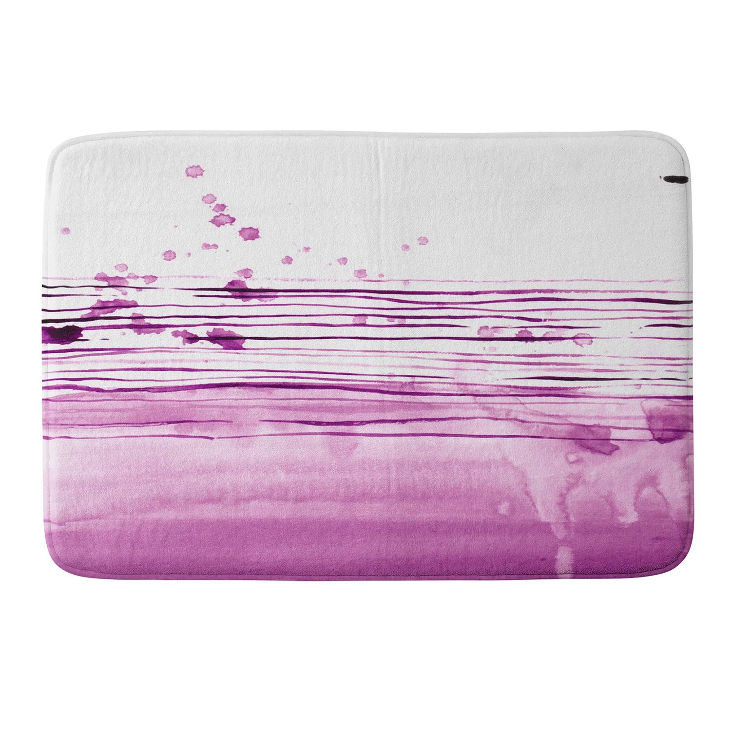 "purple for the win" bath mat