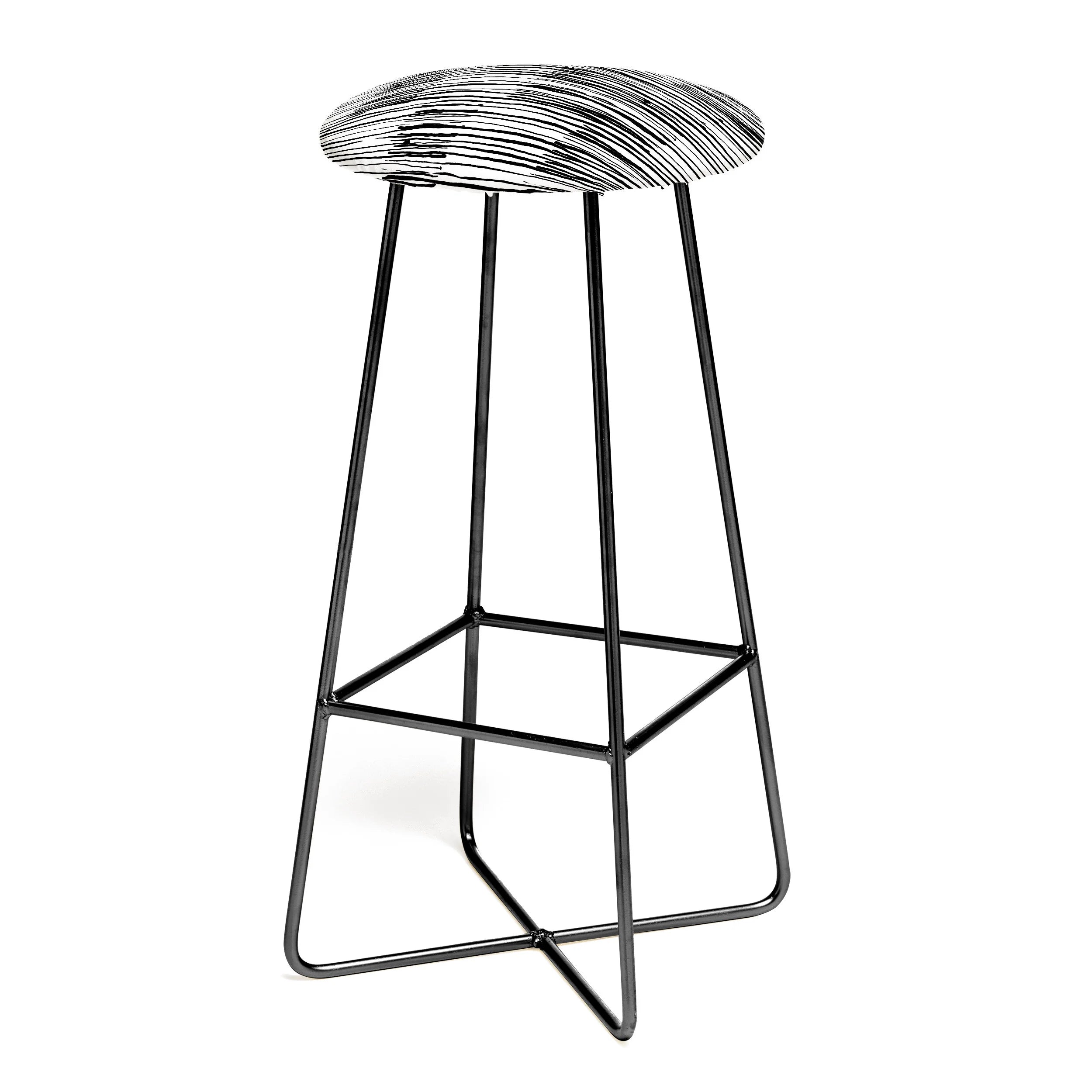 'sea stripes" counter +  bar stool