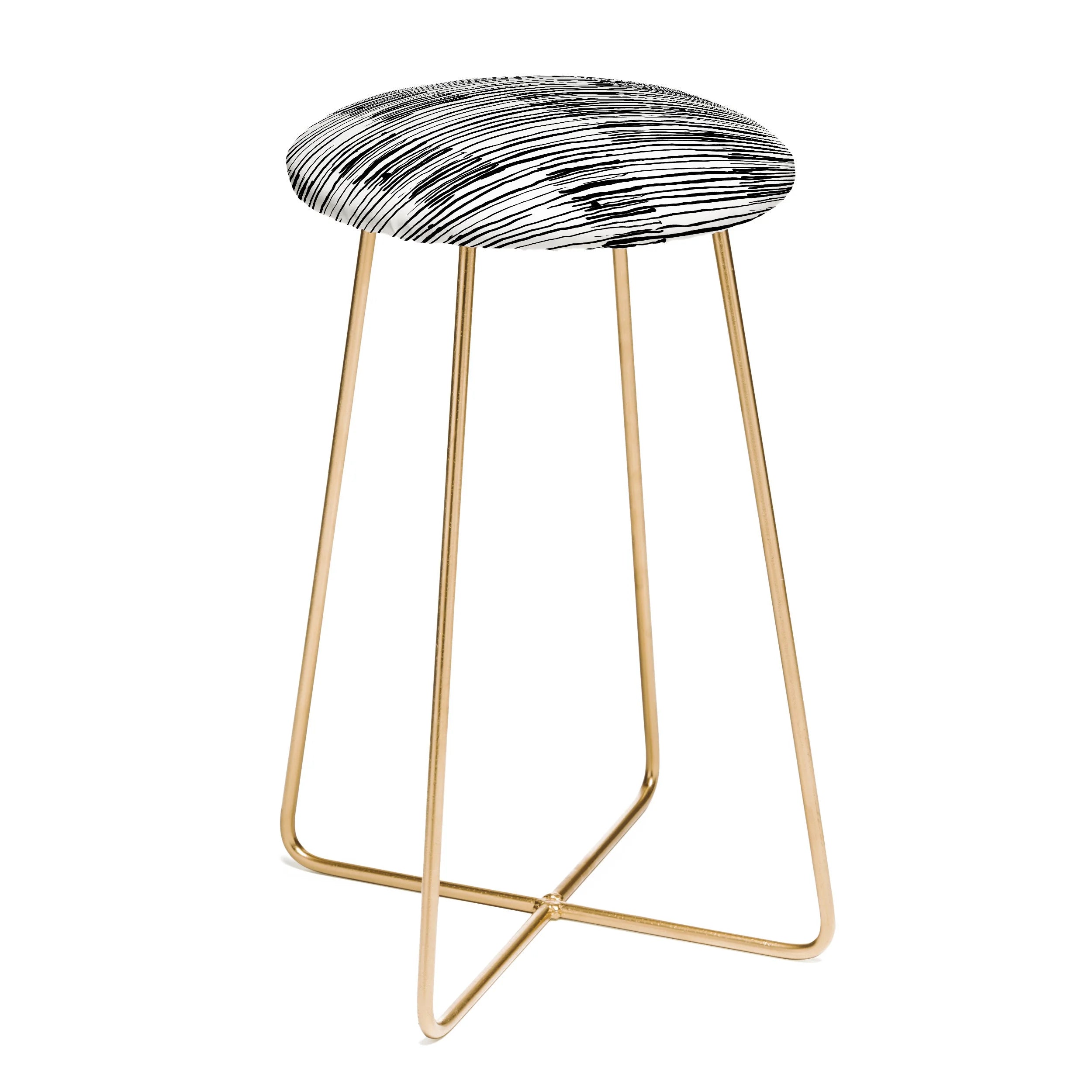 'sea stripes" counter +  bar stool