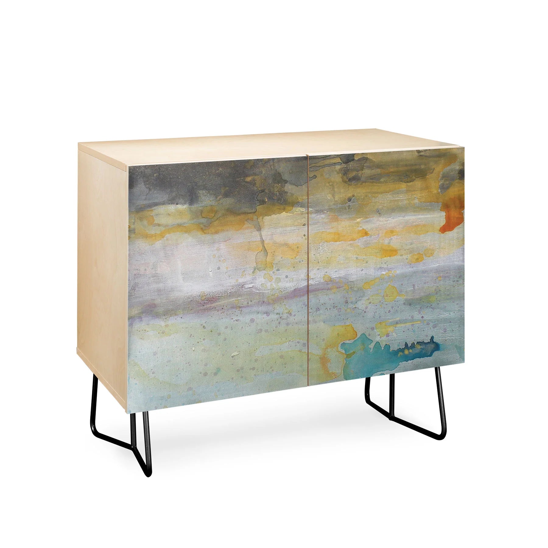 "with some yellow" credenza