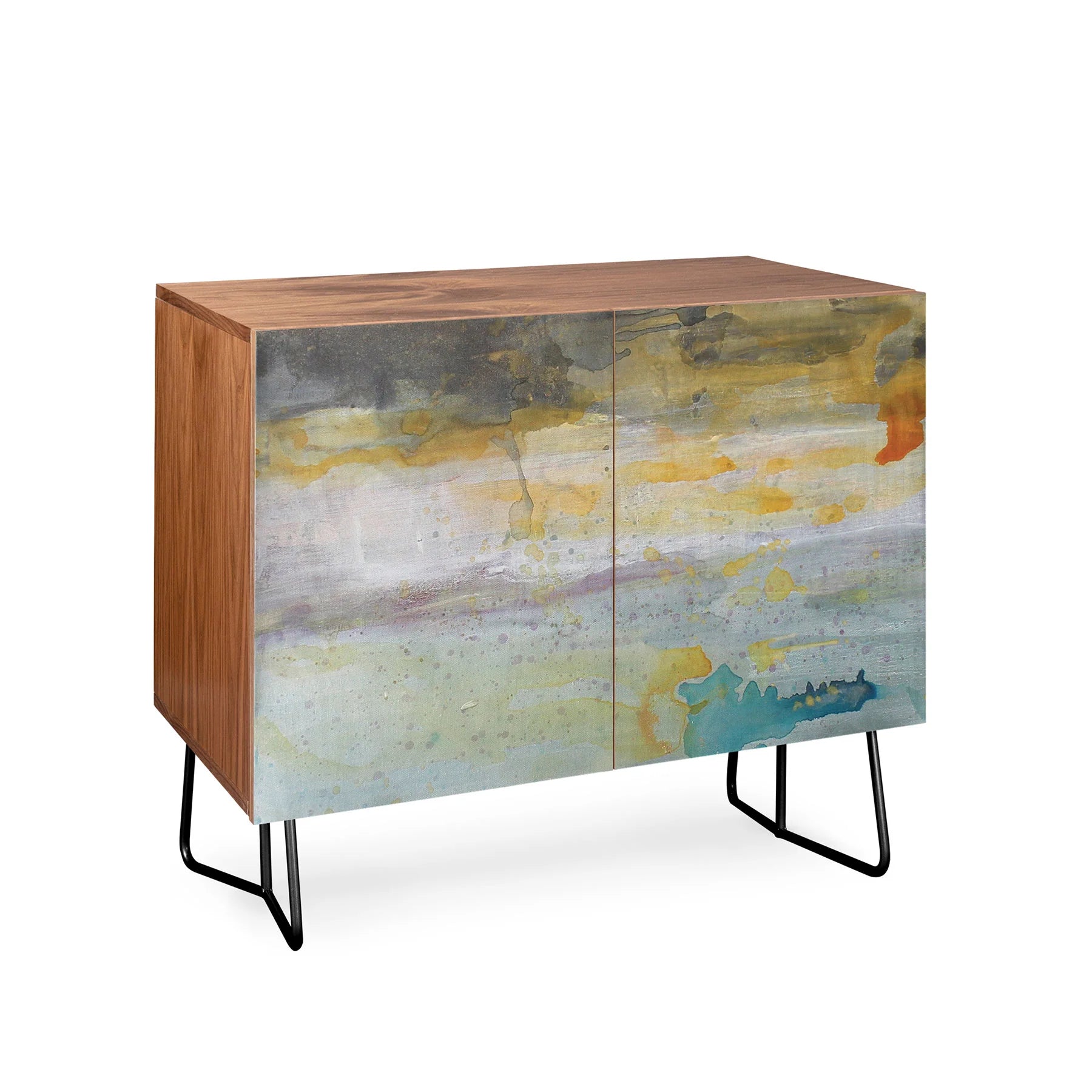 "with some yellow" credenza