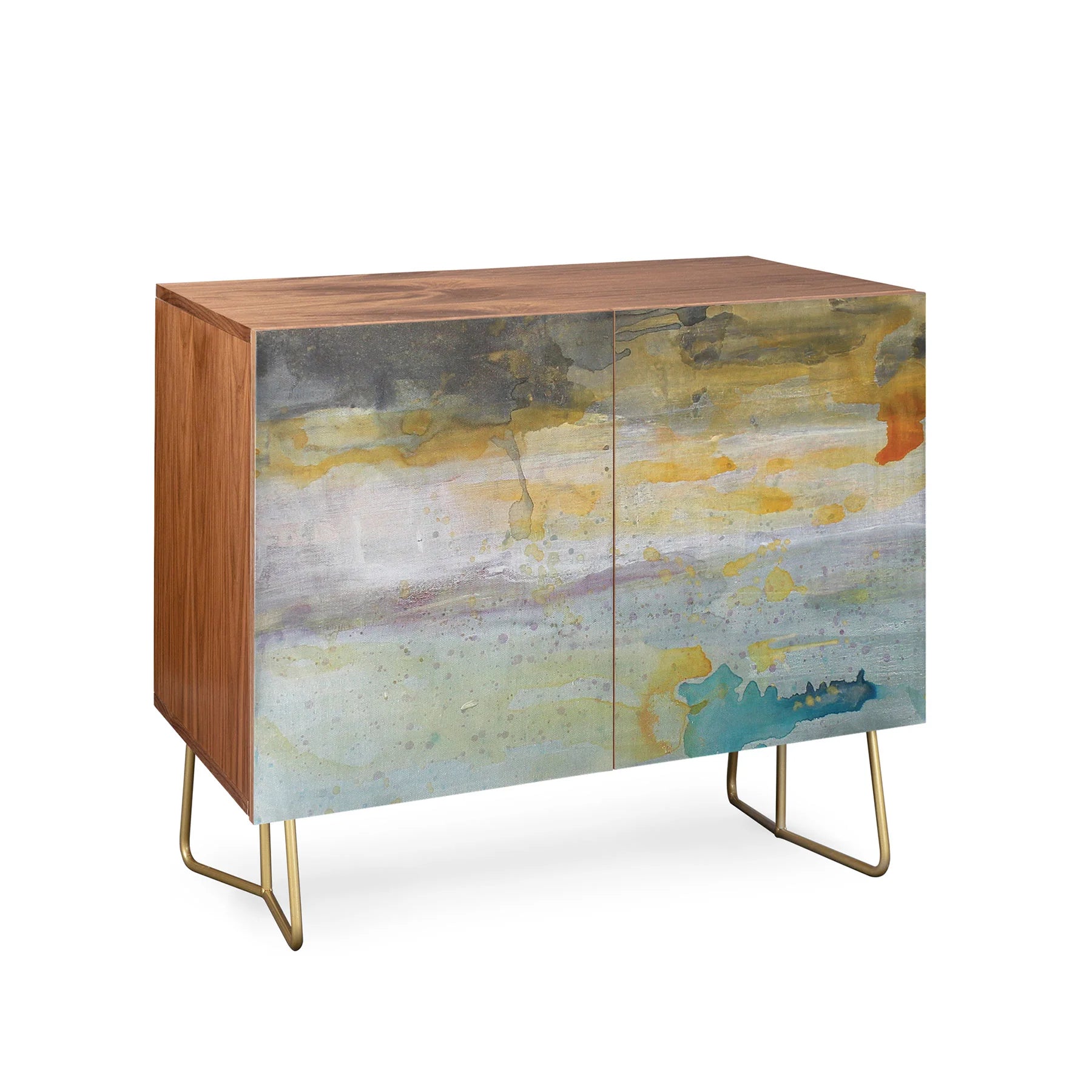 "with some yellow" credenza