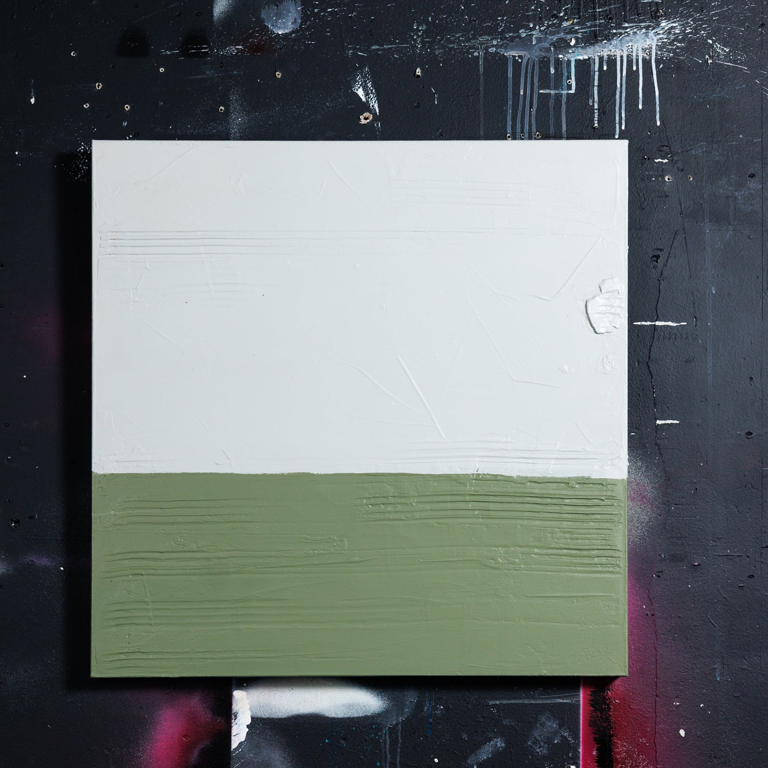 sage half abstract