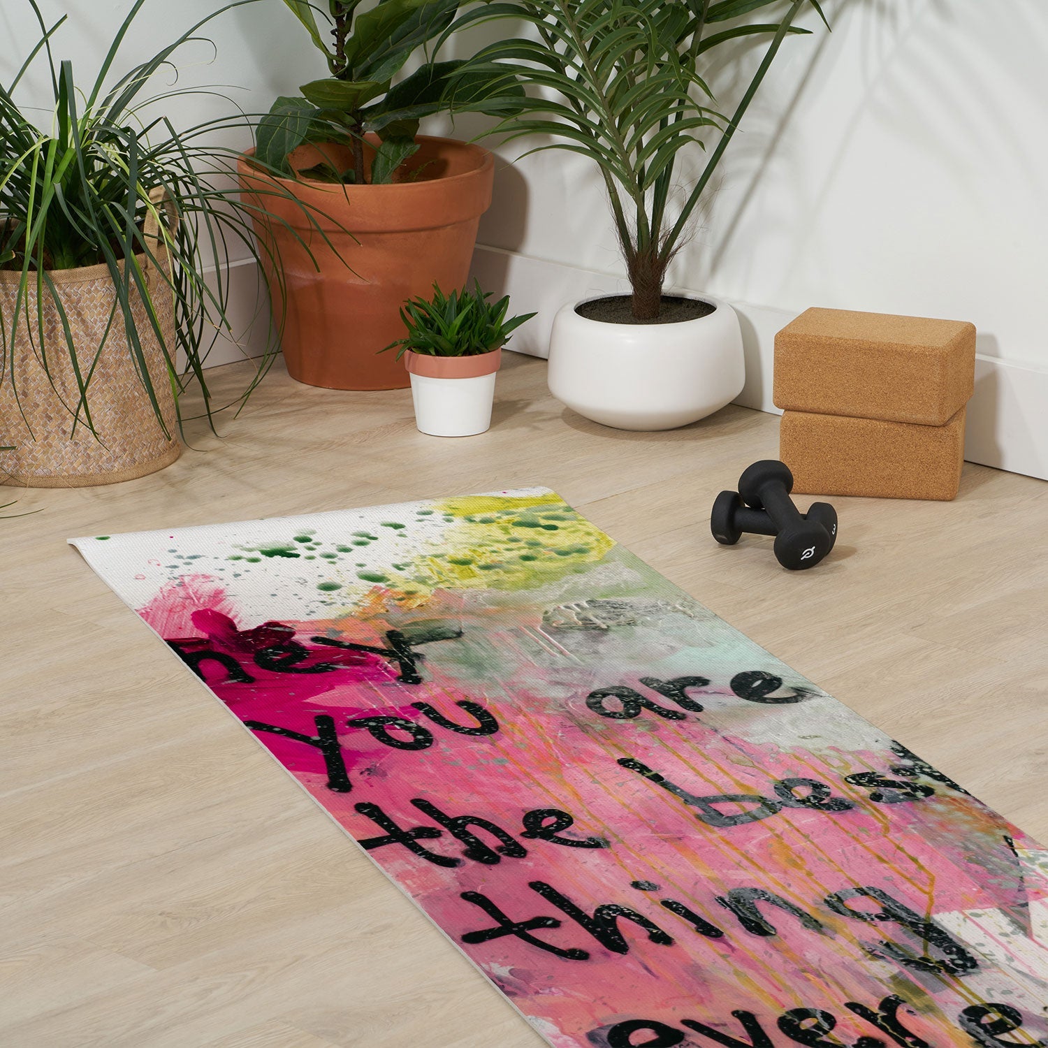 "betterer" yoga mat + towel