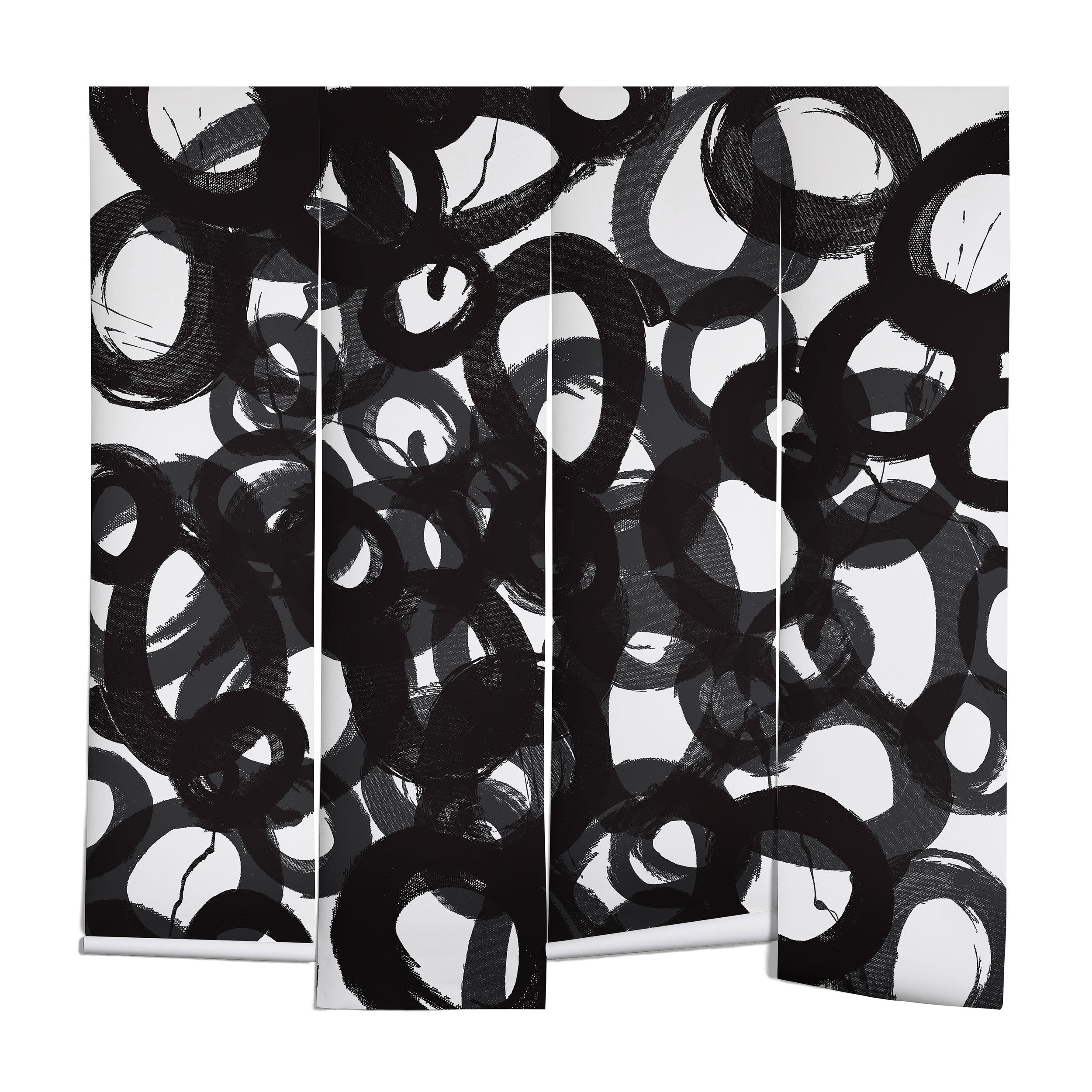 "black circles" wall mural