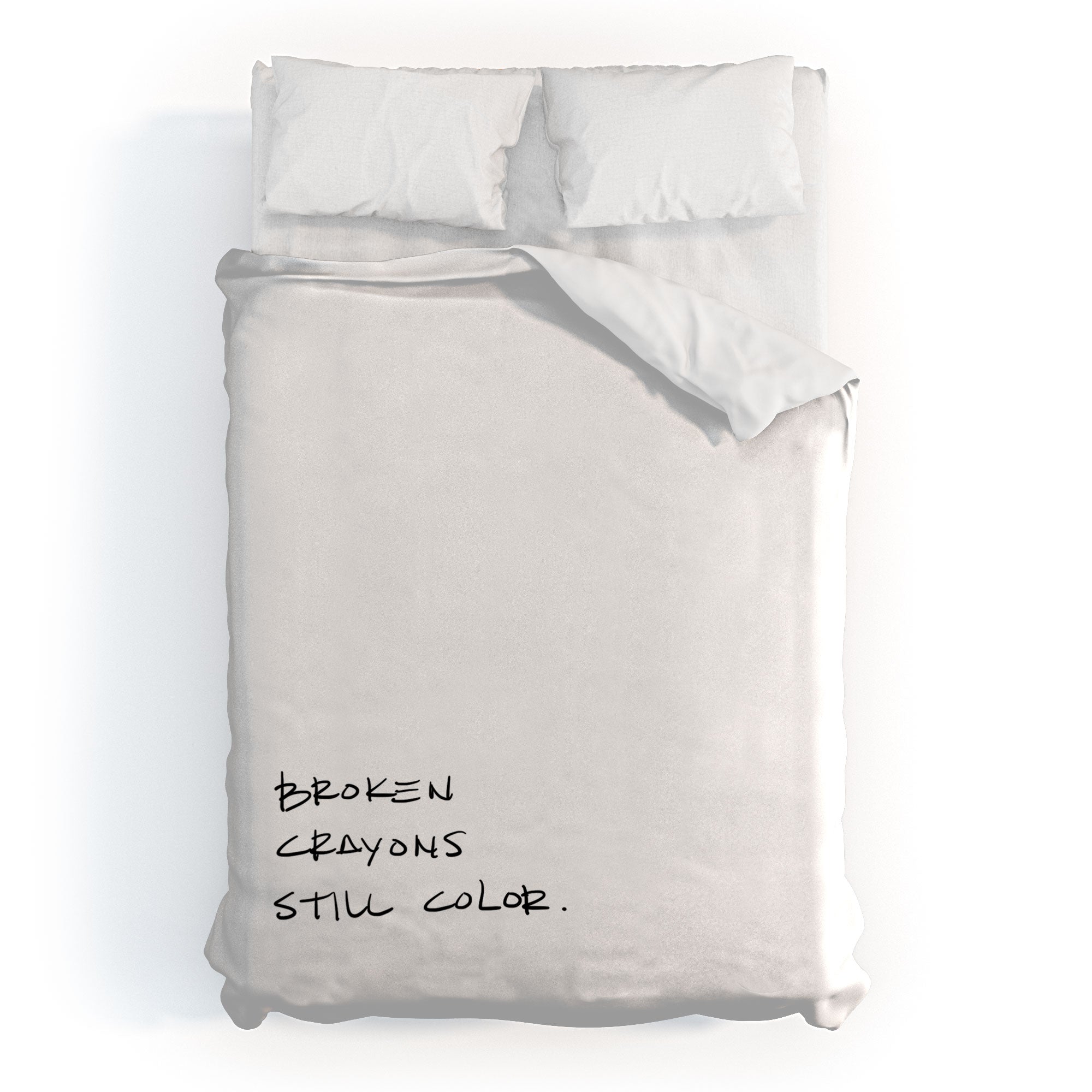 "broken crayons" comforter + bed in a bag
