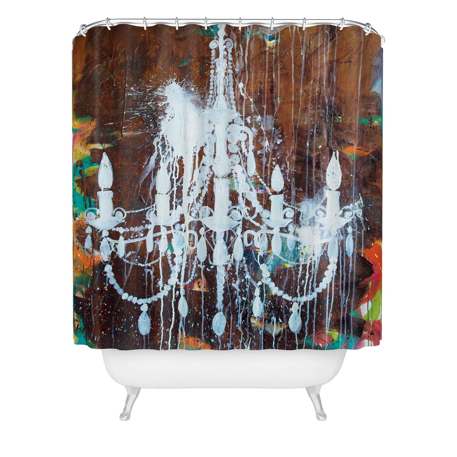 "chandelier" shower curtain