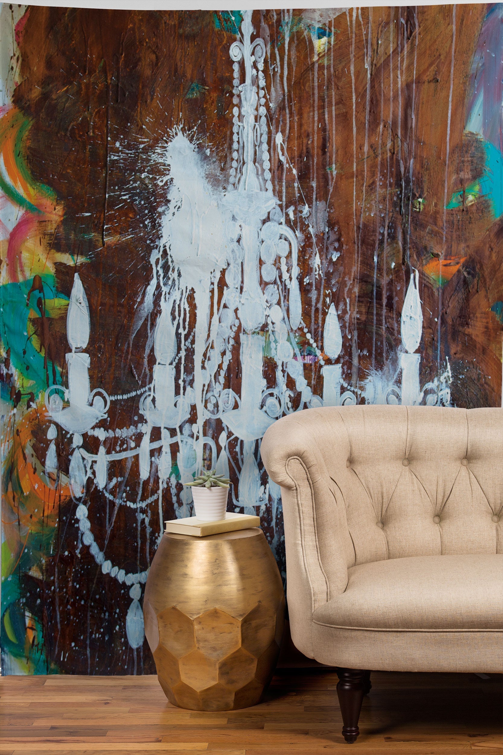 "chandelier" tapestry