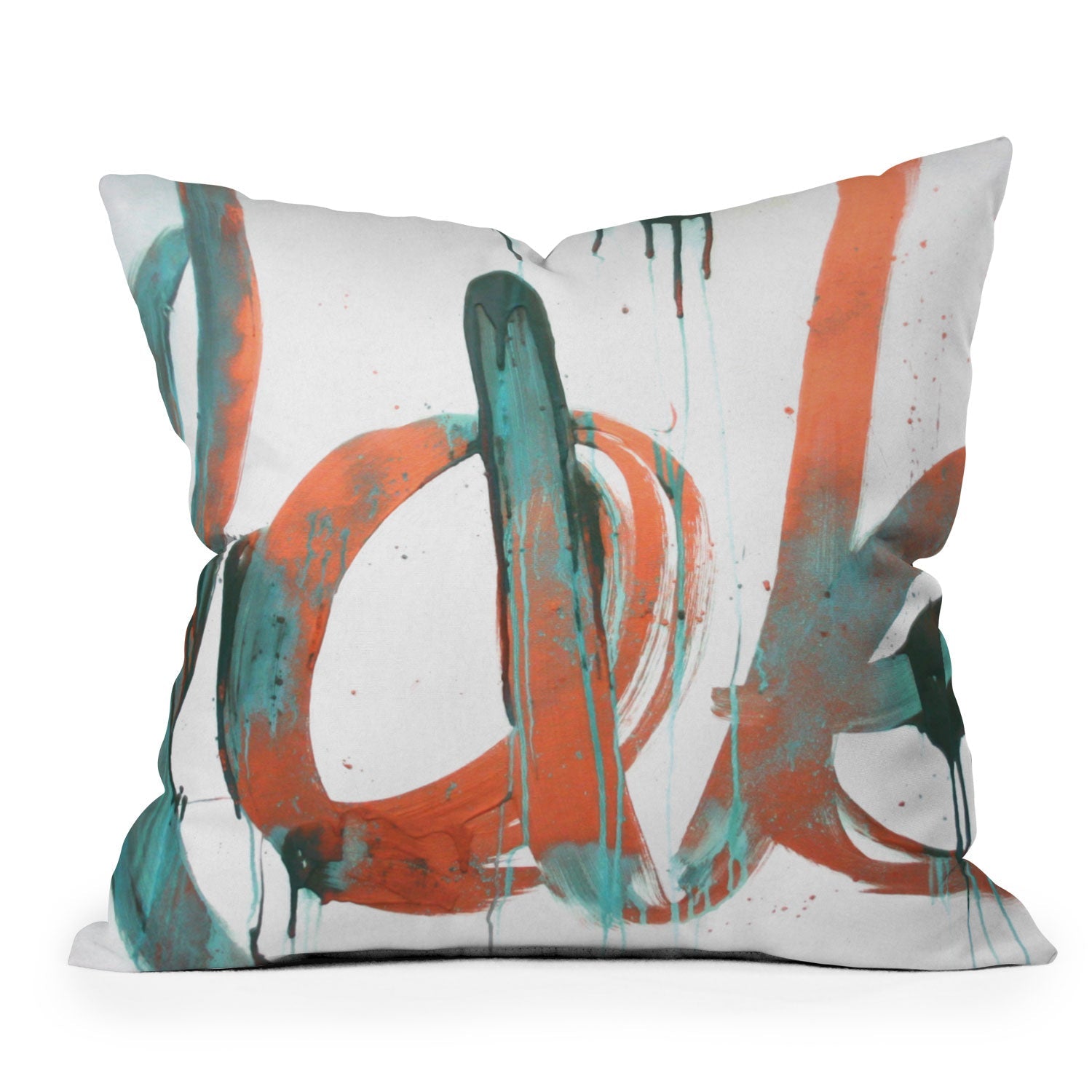 "copper love" throw pillow