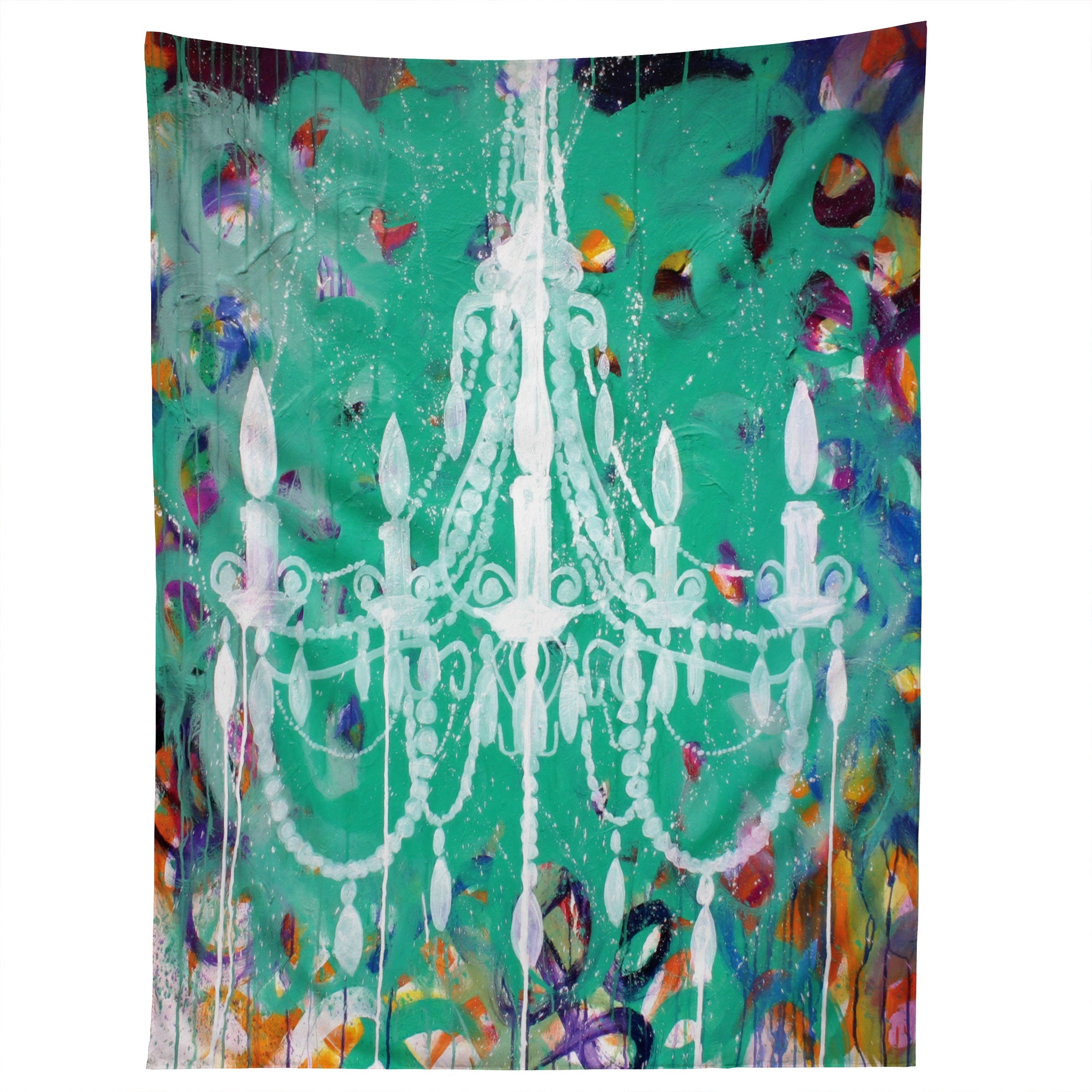 "emerald chandelier" tapestry