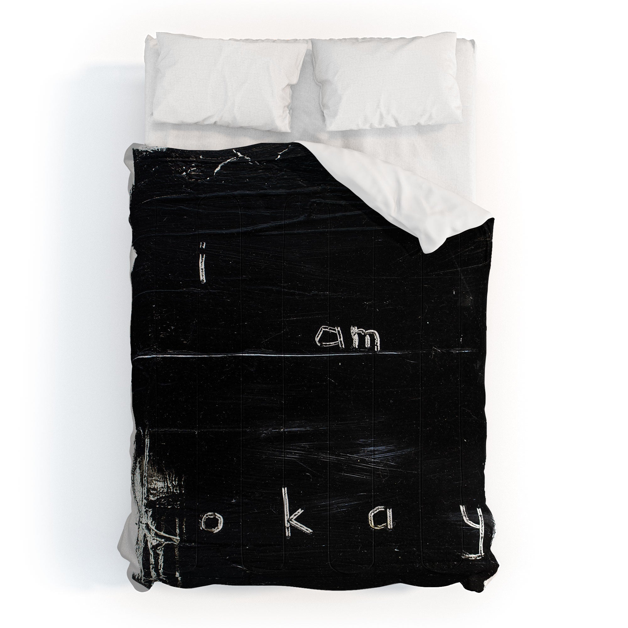 "i am okay" comforter + bed in a bag