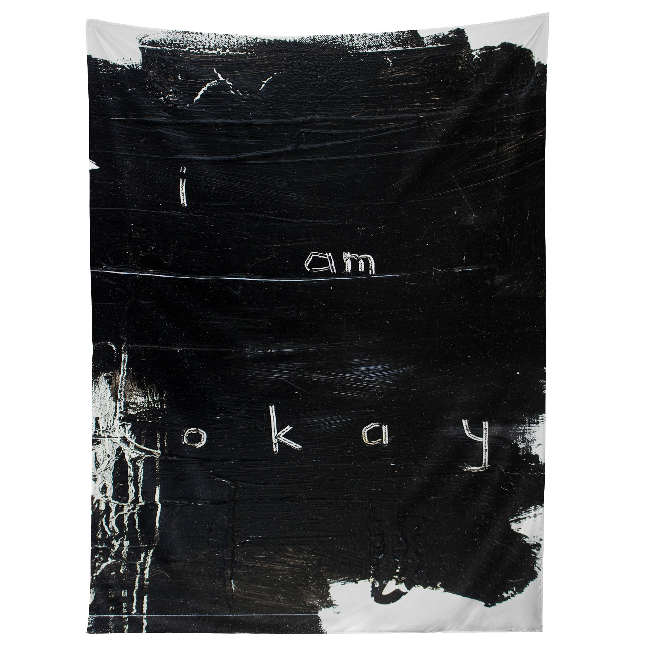 "i am okay" tapestry