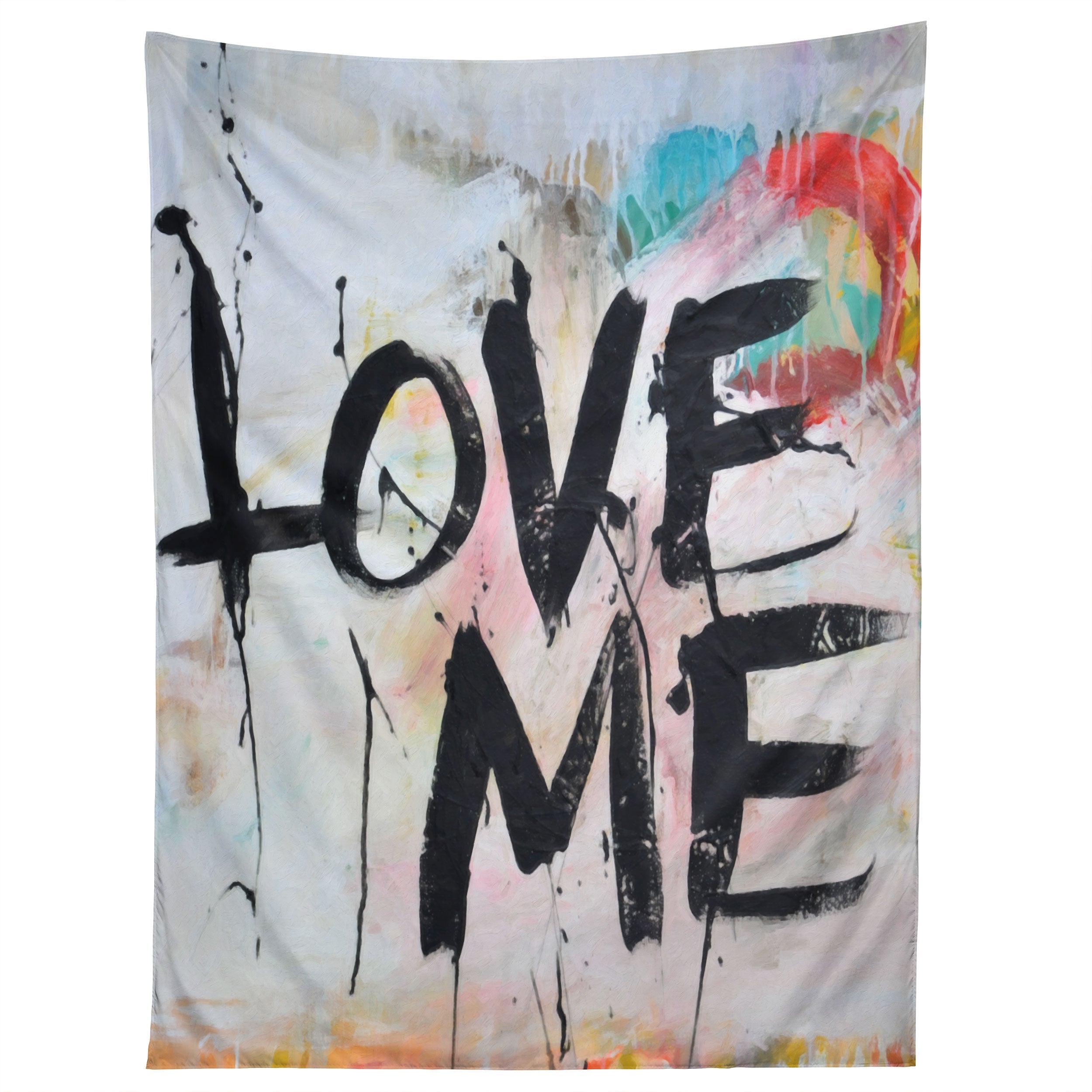 "love me" tapestry