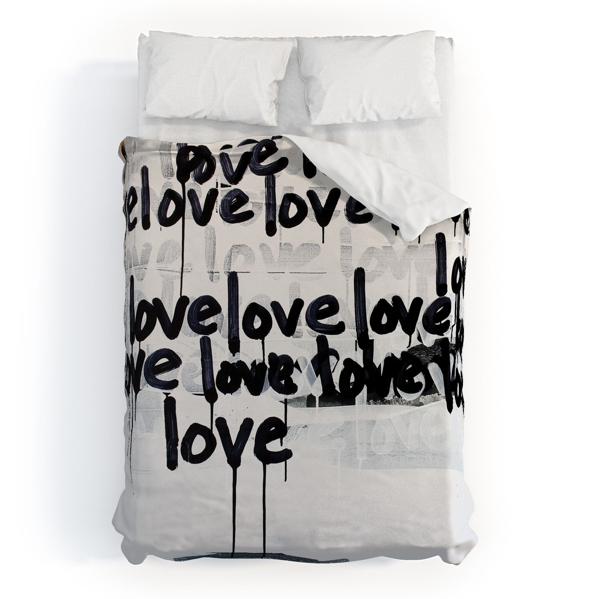 "messy love" duvet cover + set