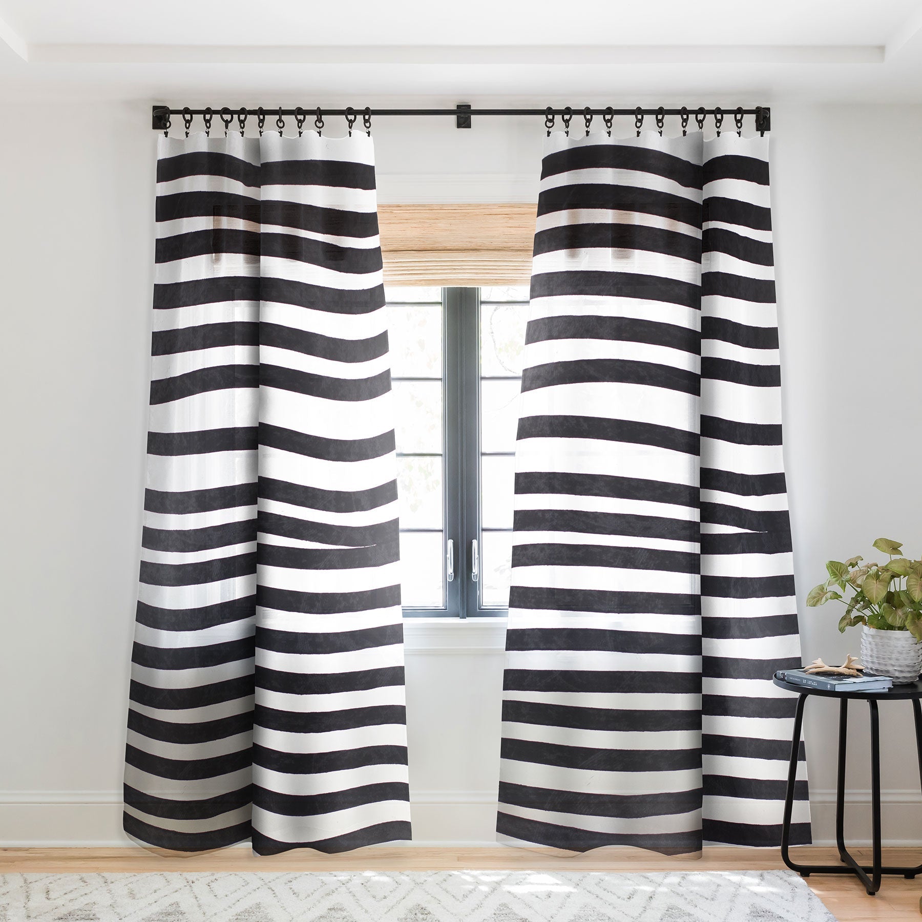 "no ruler" sheer curtains