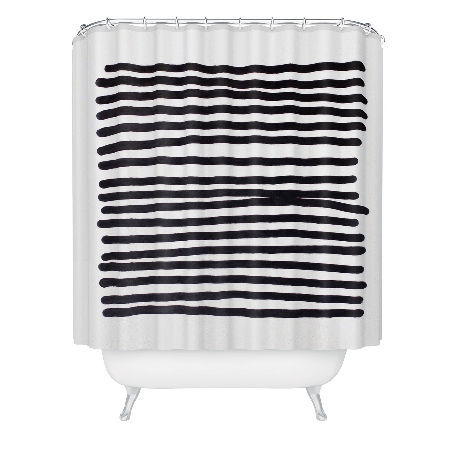 "no ruler" shower curtain