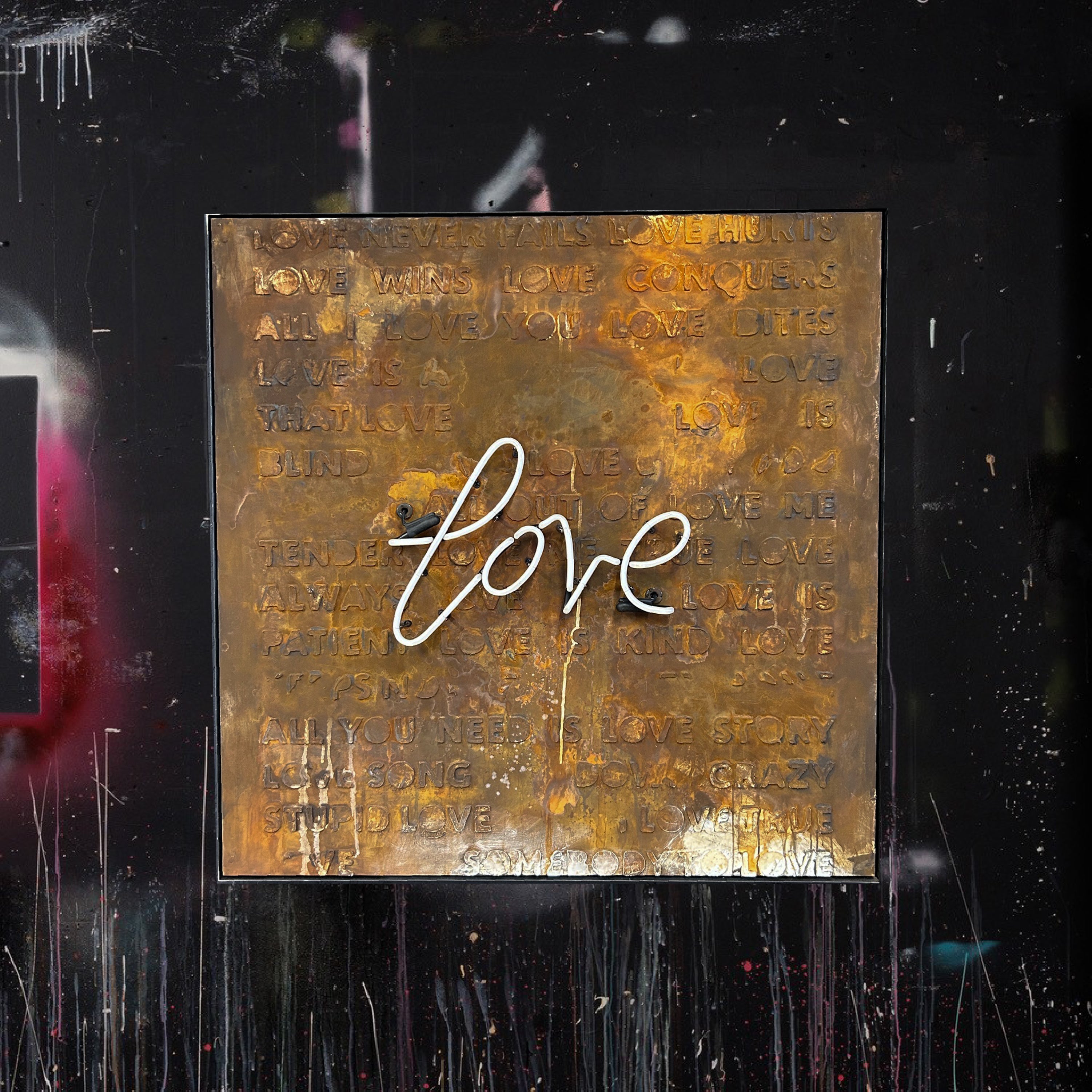 neon rust love – kent youngstrom art