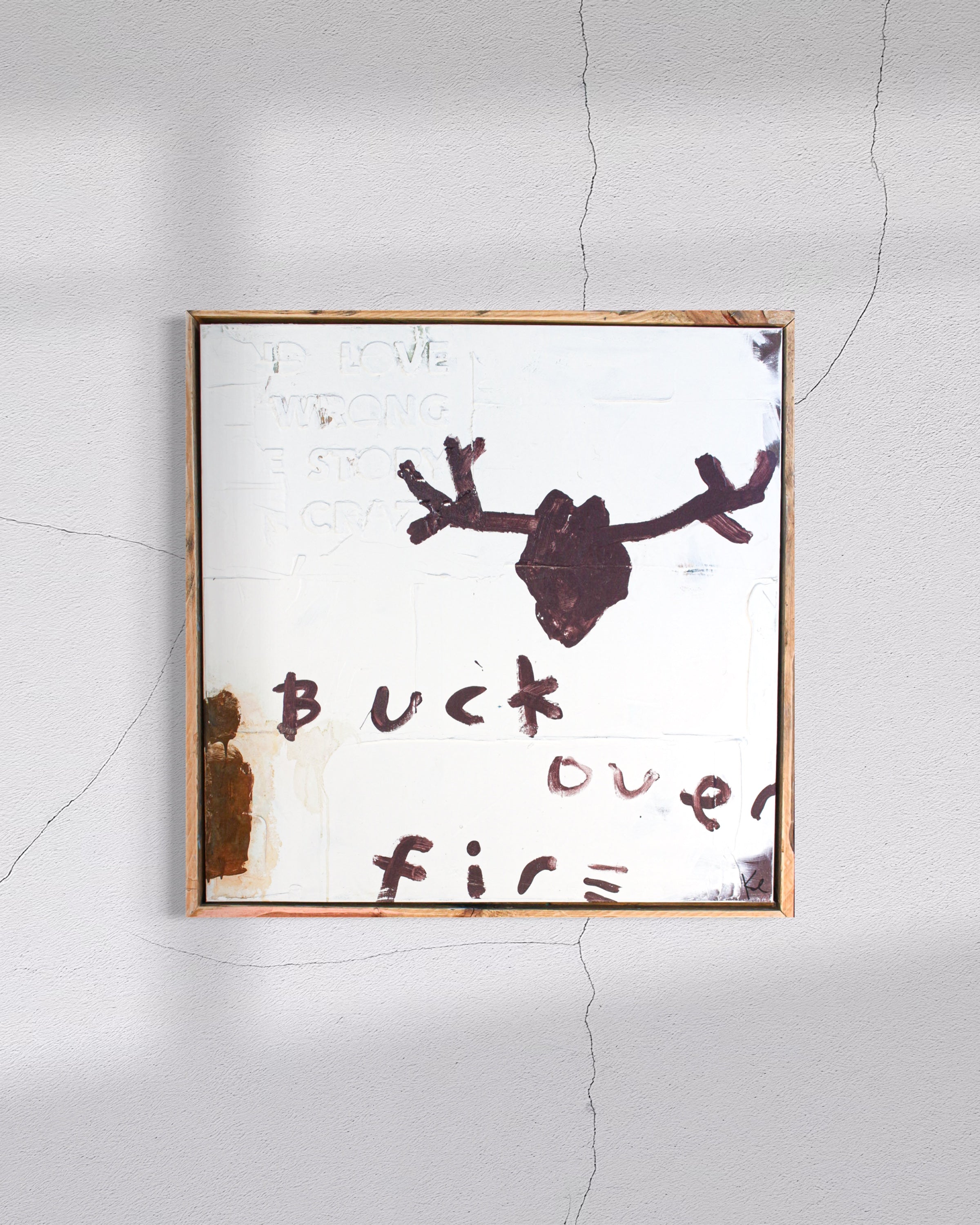buck over fire