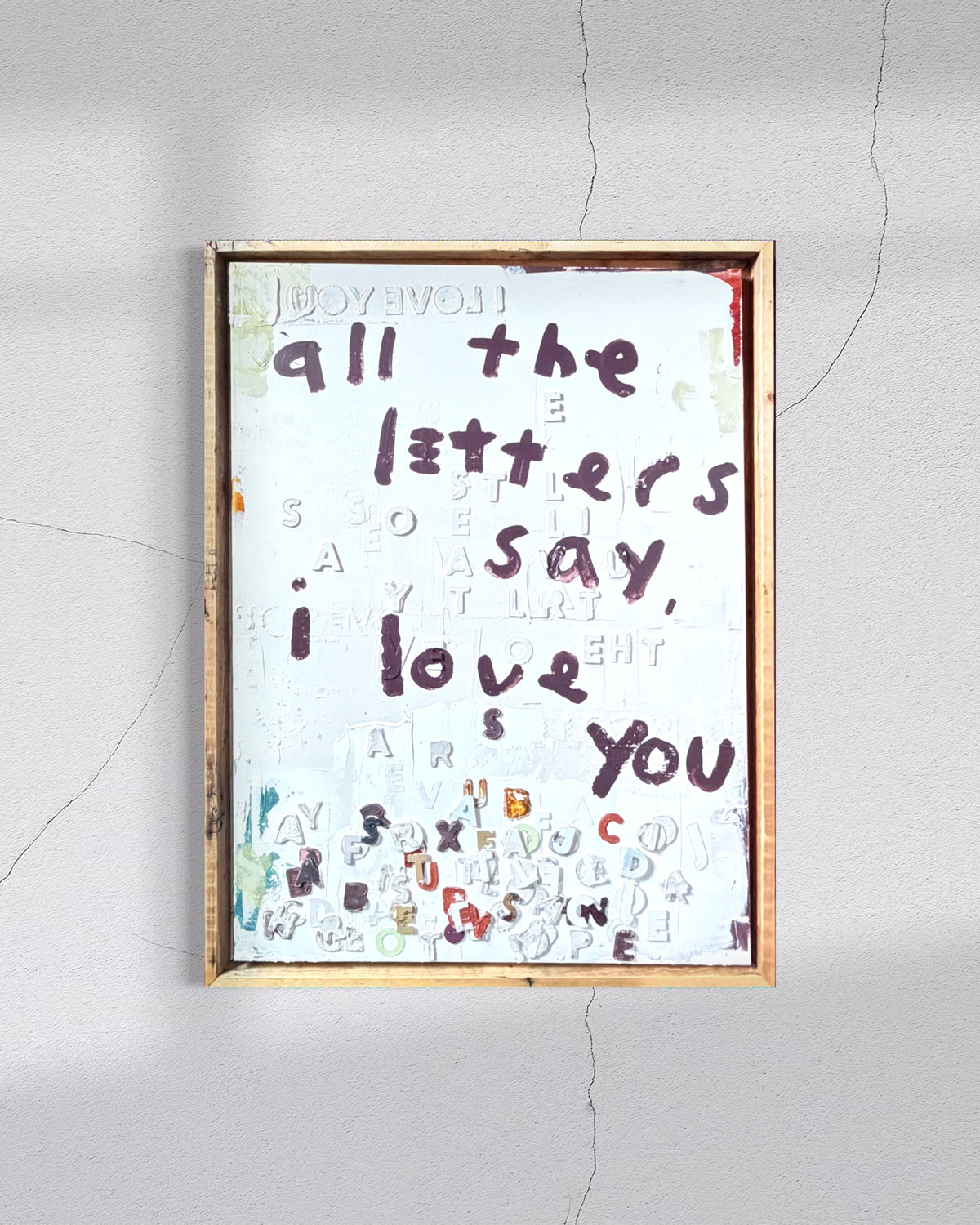 all the letters say i love you