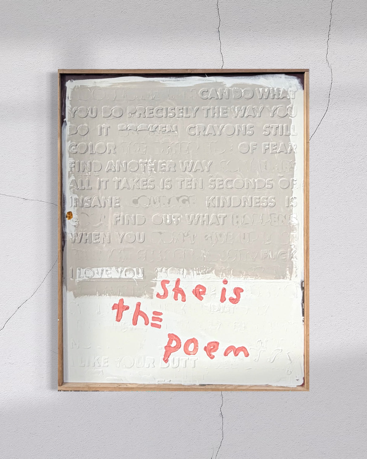 she is the poem