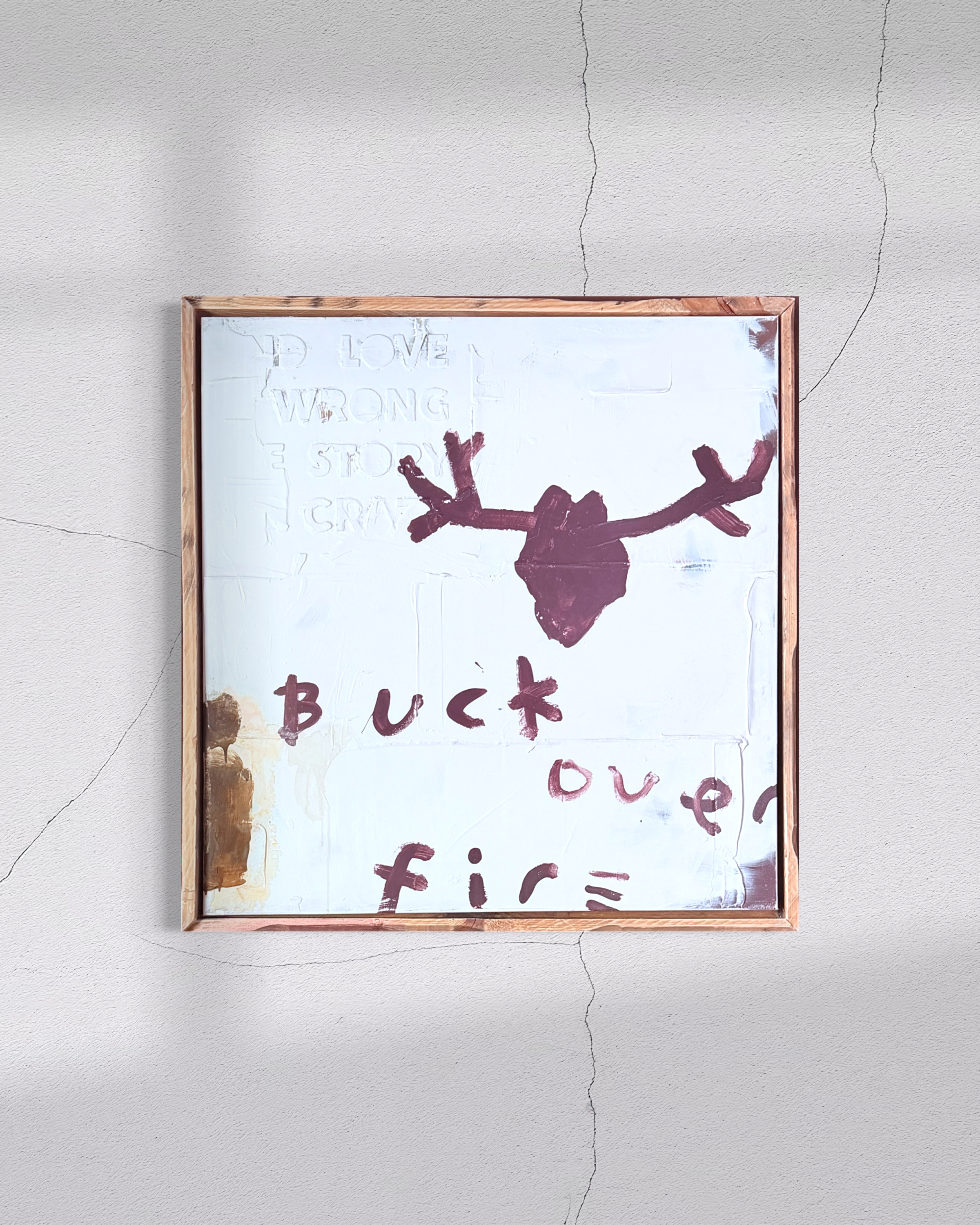 buck over fire