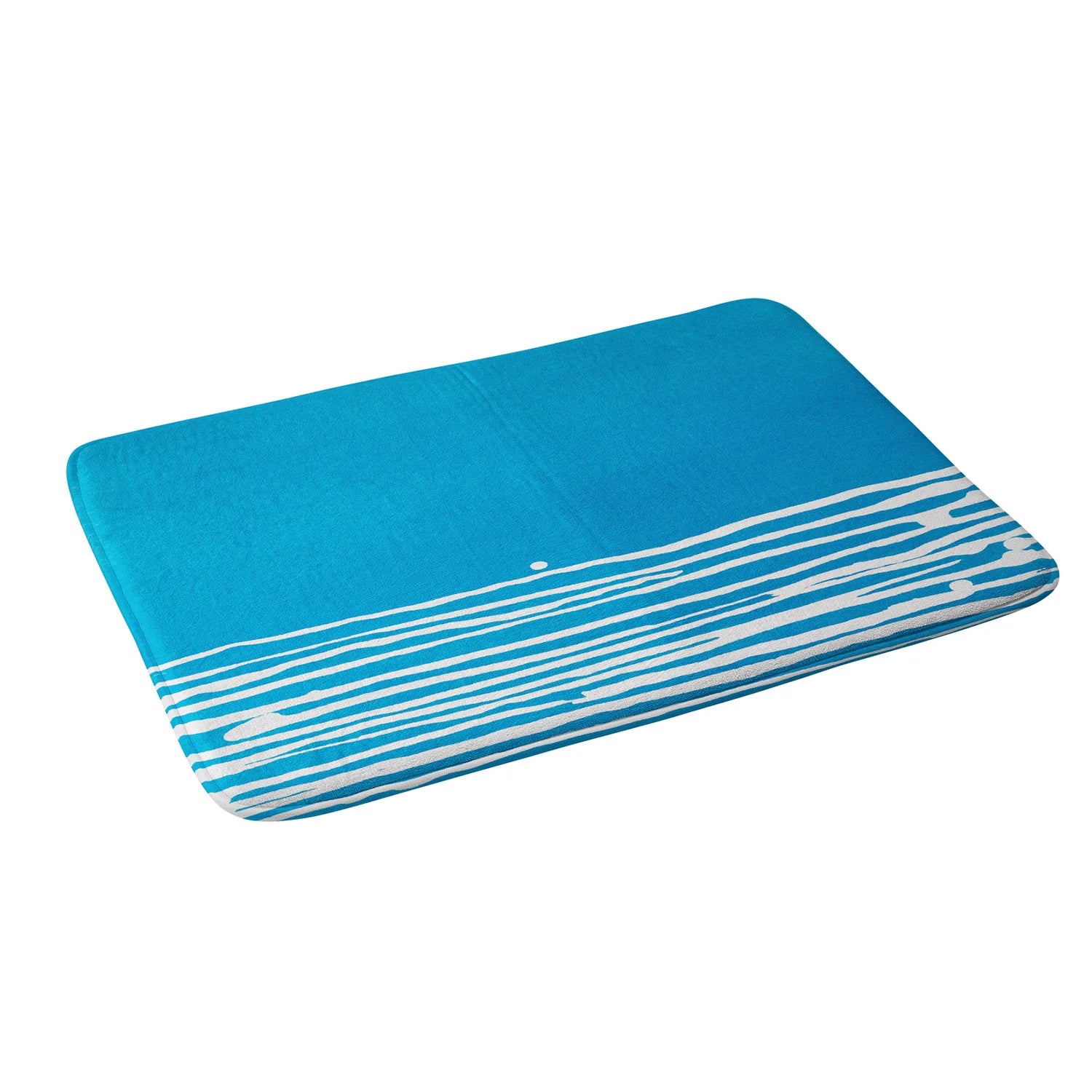 "blue sunset" bath mat