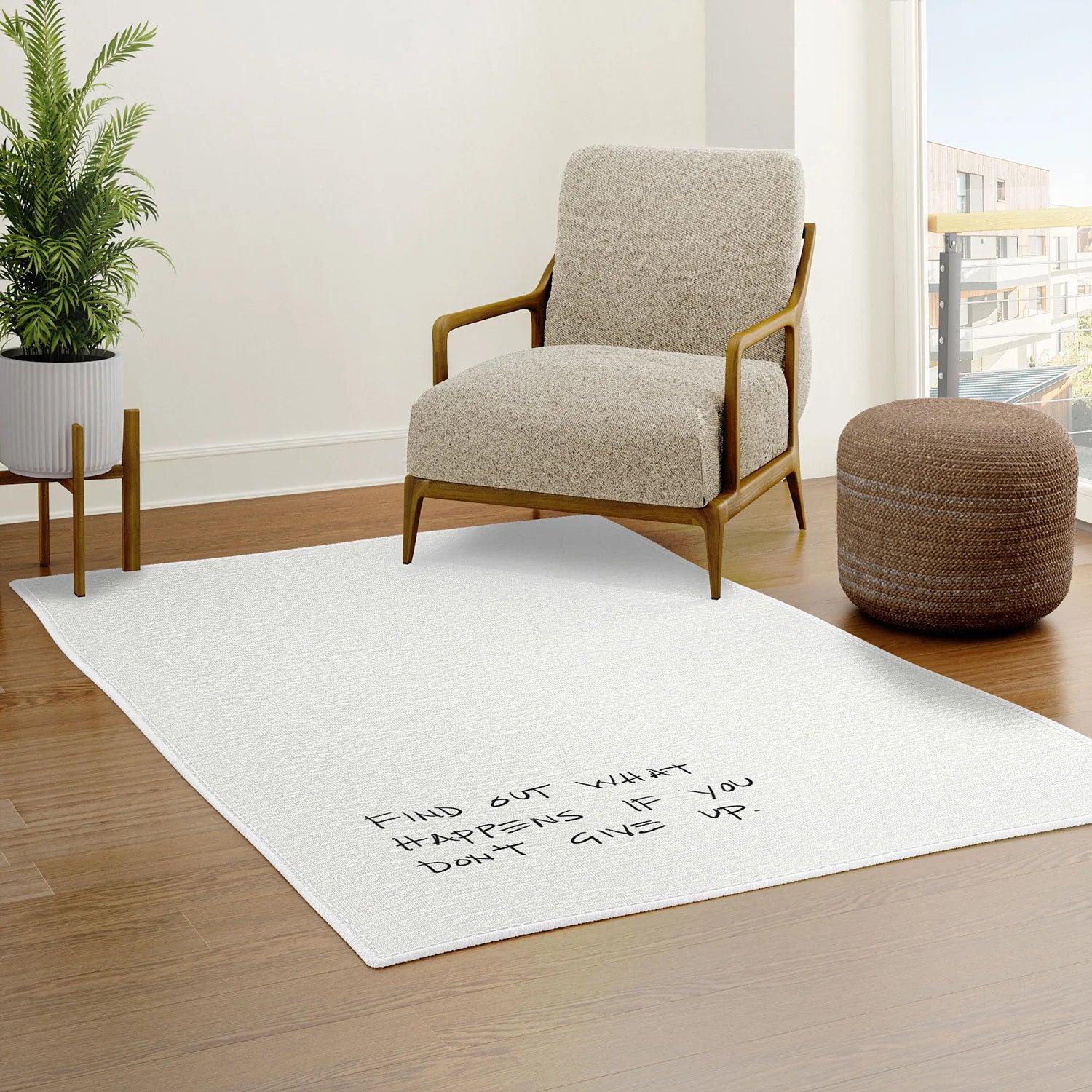 "find out" area rug